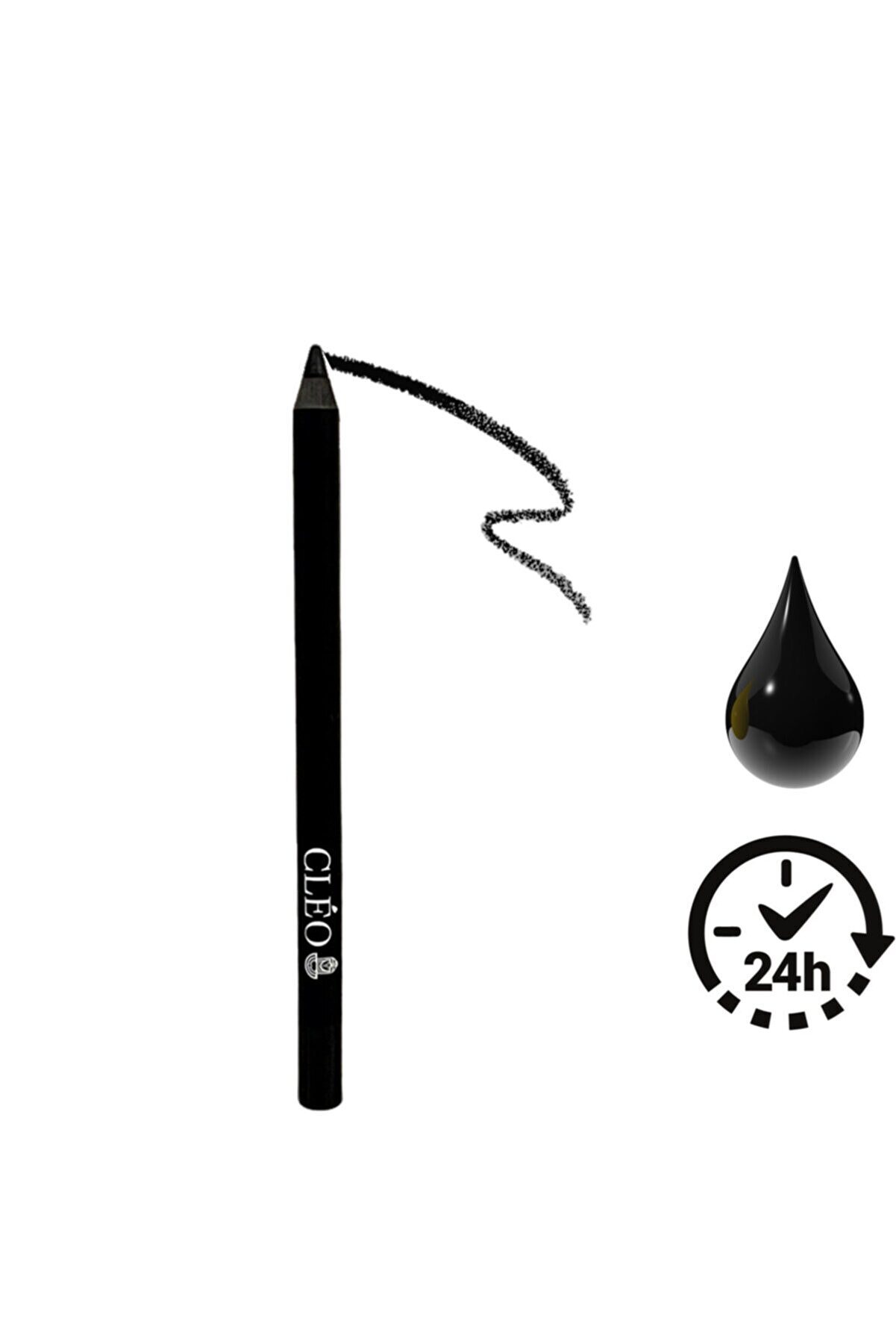 Cleo Cosmetics 24 Saat Kalıcı Waterproof Tattoo Ultra Black Eyeliner & Göz Kalemi