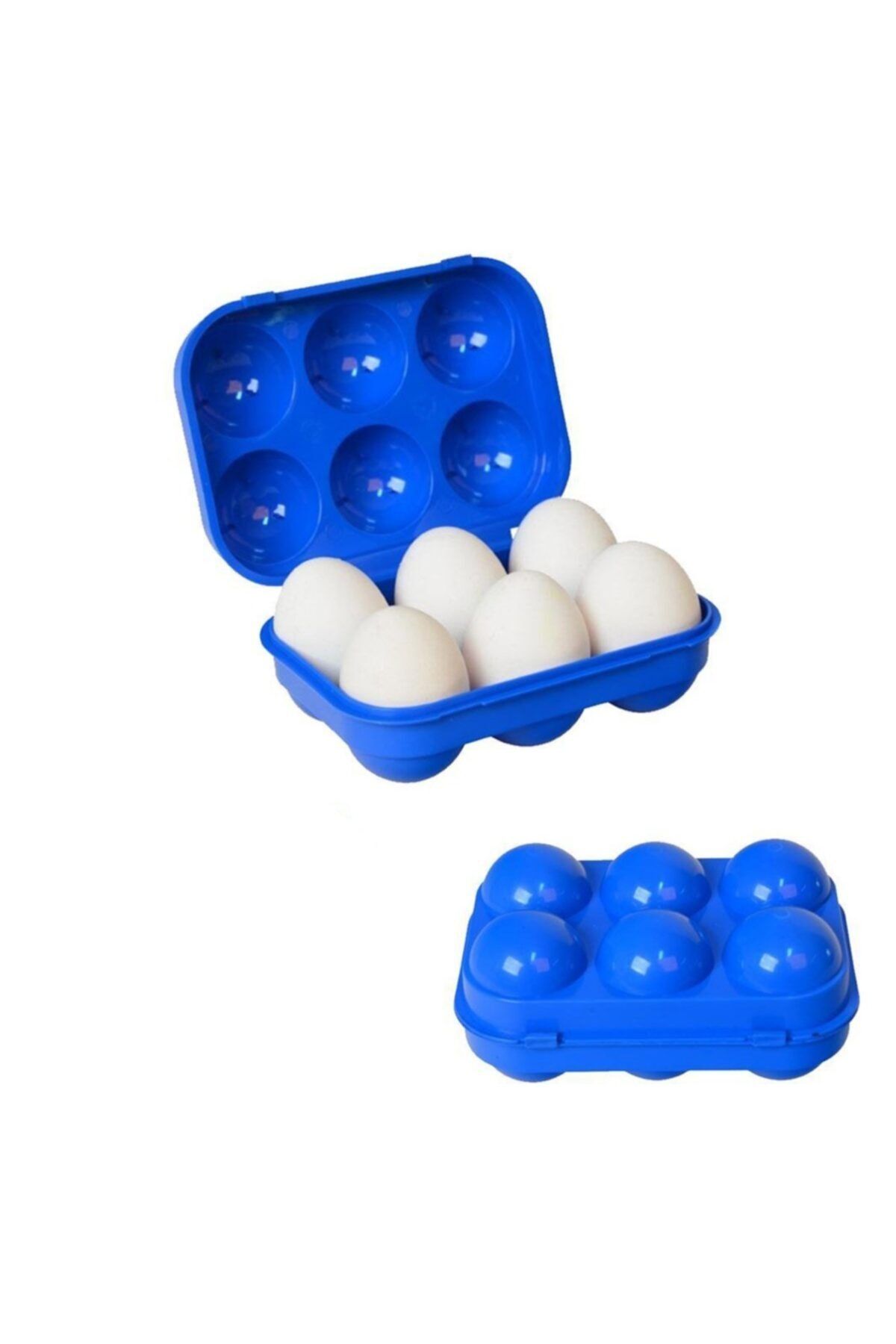 Nurgaz Mavi Yumurta Saklama Kutusu 6'lı Mavi