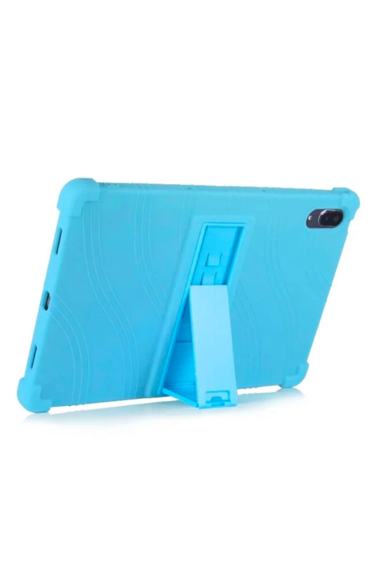 Ally Mobile Ally Lenovo Tab P11 Pro Tb-j706 Standlı Silikon Kılıf Tablet Kılıfı Açık Mavi