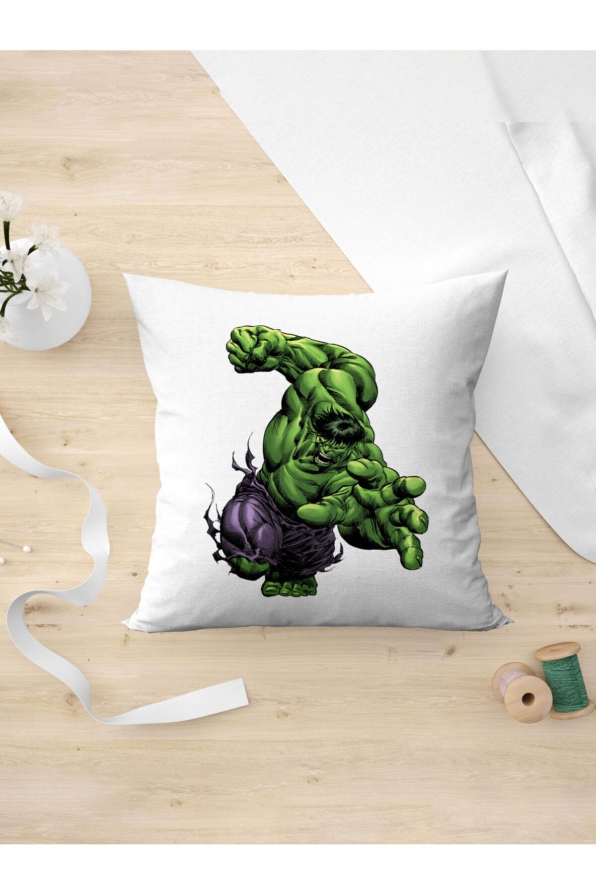 Panorama Ajans Marvel Hulk Yeşil Dev Yastık Kılıfı