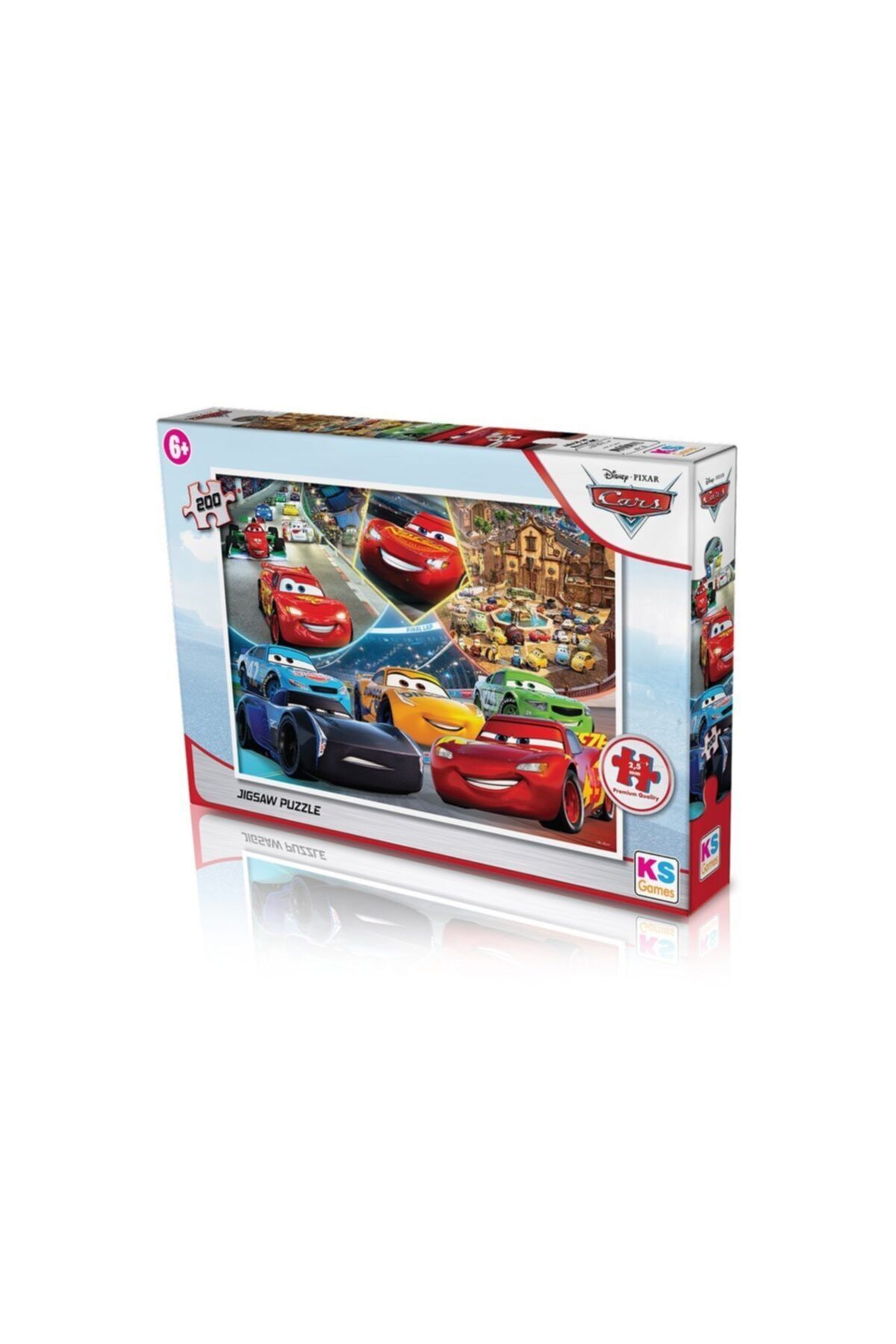 Ks Games Disney Cars (arabalar Şimşek Mcqueen) Kutulu Puzzle/yapboz 200 Parça