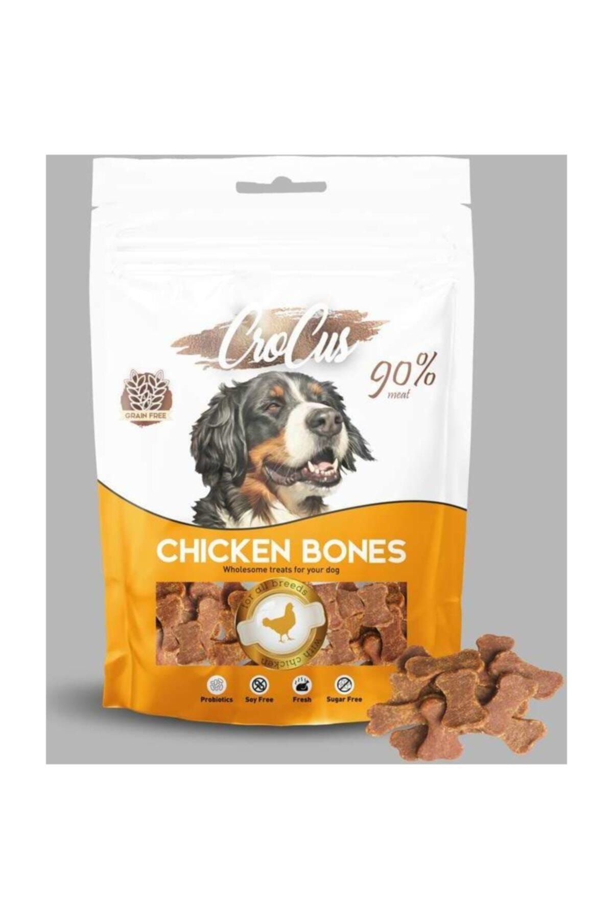 Ahm Crocus Chicken Bones Tavuk Etli Tahılsız Köpek Ödülü 80 gr