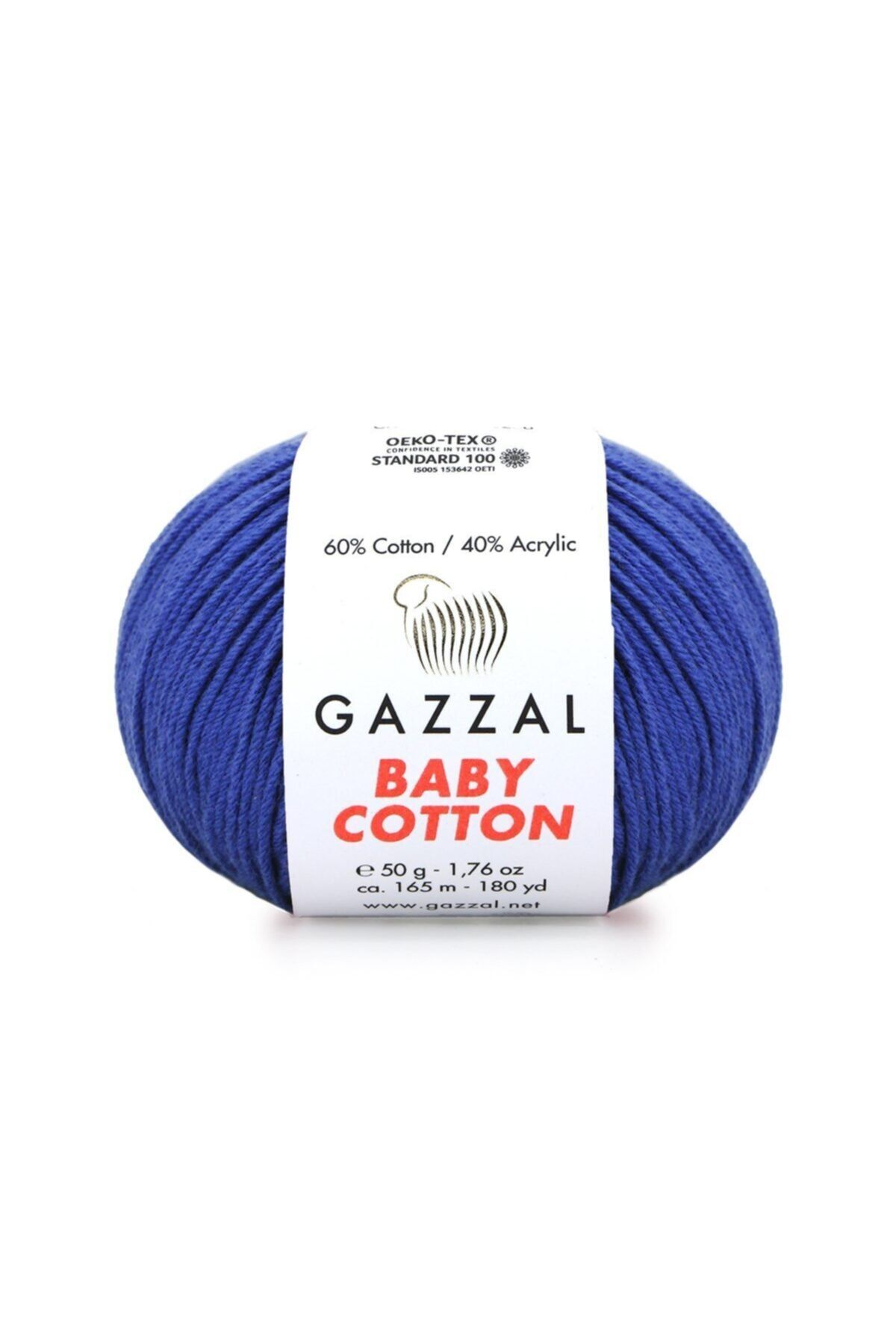 Gazzal Baby Cotton Amigurumi Ipi Saks Mavi - 3421 - 50 Gr. Punch Ipi