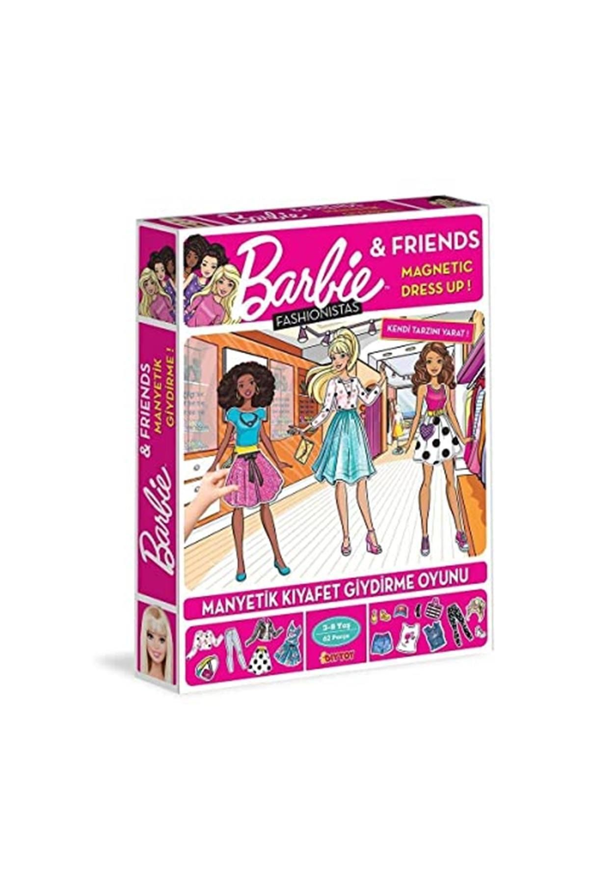 Diytoy Barbie Fashionistas Manyetik Kıyafet Giydirme Kutu Oyunu