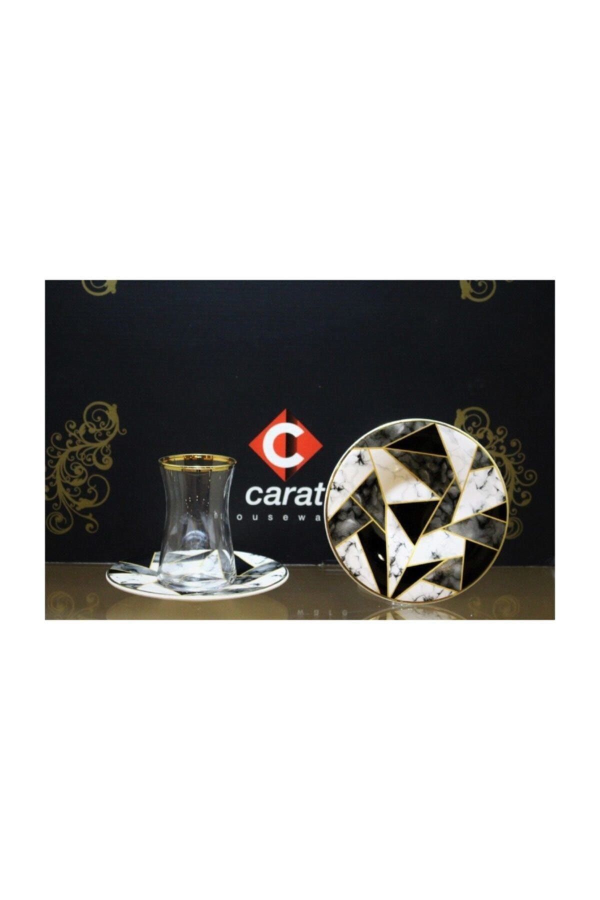 Carat Laboratories Carat 6 Lı Çay Bardağı Seti Mermer