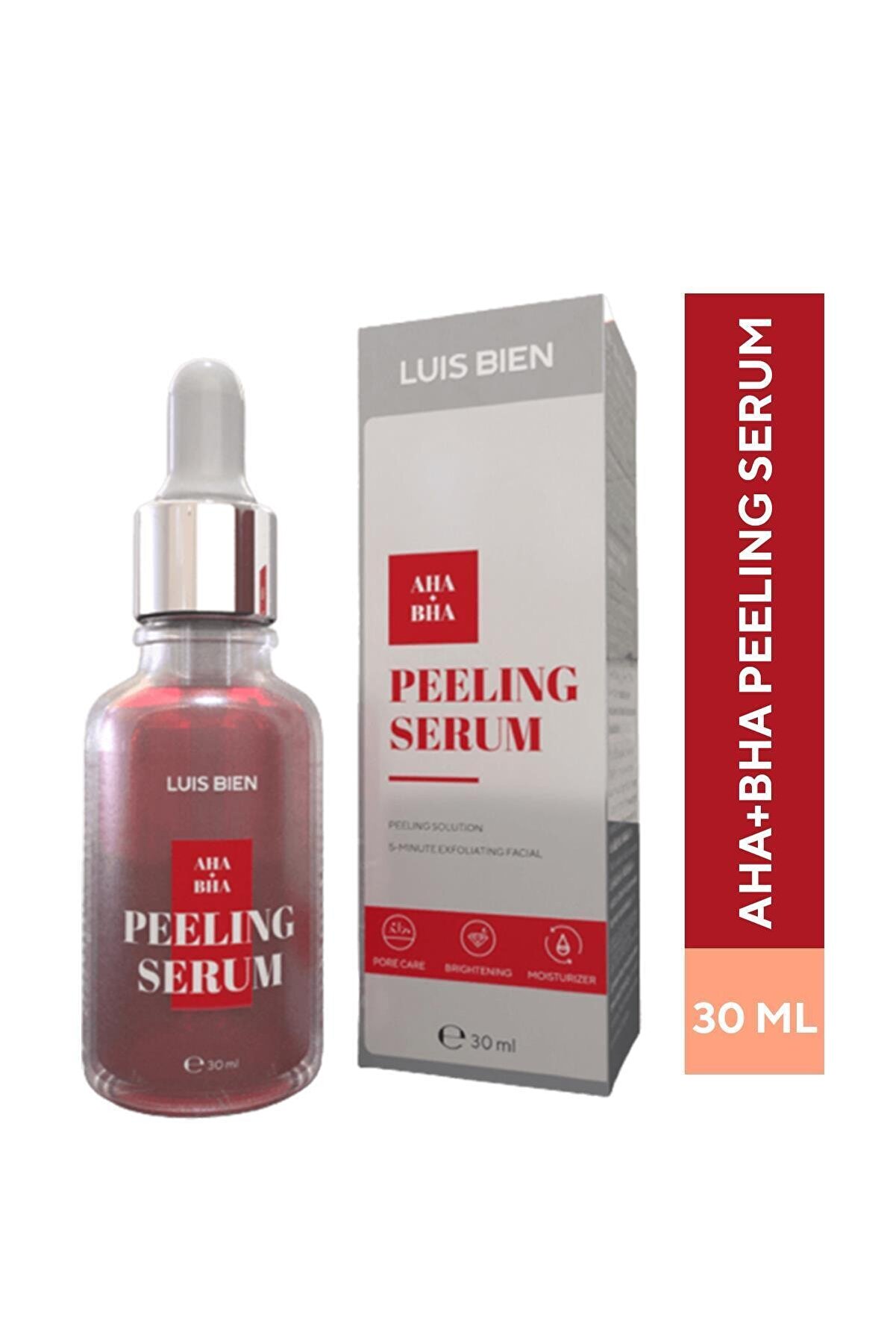 Luis Bien Aha Bha Cilt Yenileyici Kırmızı Peeling Serum 30 Ml(AHA 10% BHA 2%)