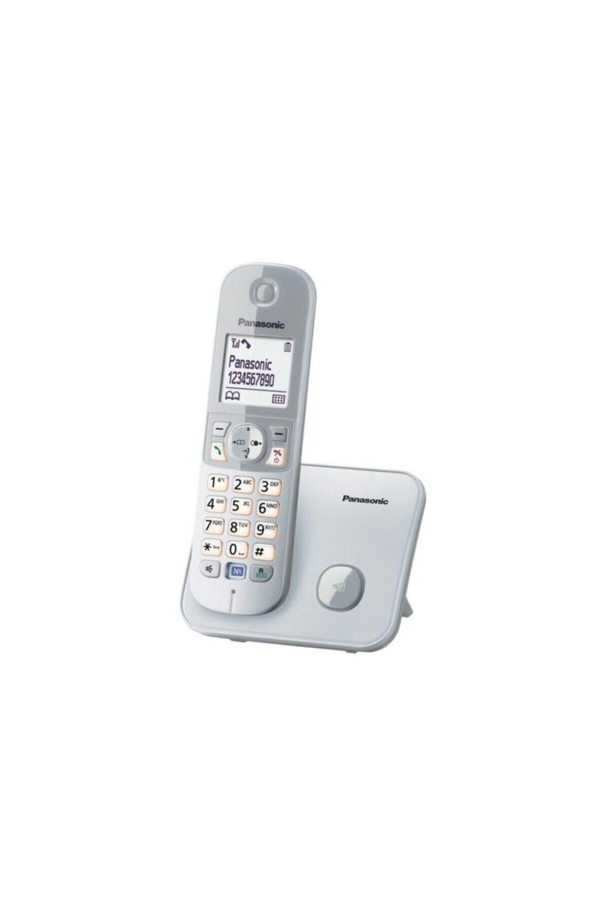 Panasonic Telsiz Telefon Ev-ofis Ledli Büyük Ekran Kx-tg6811 Gri