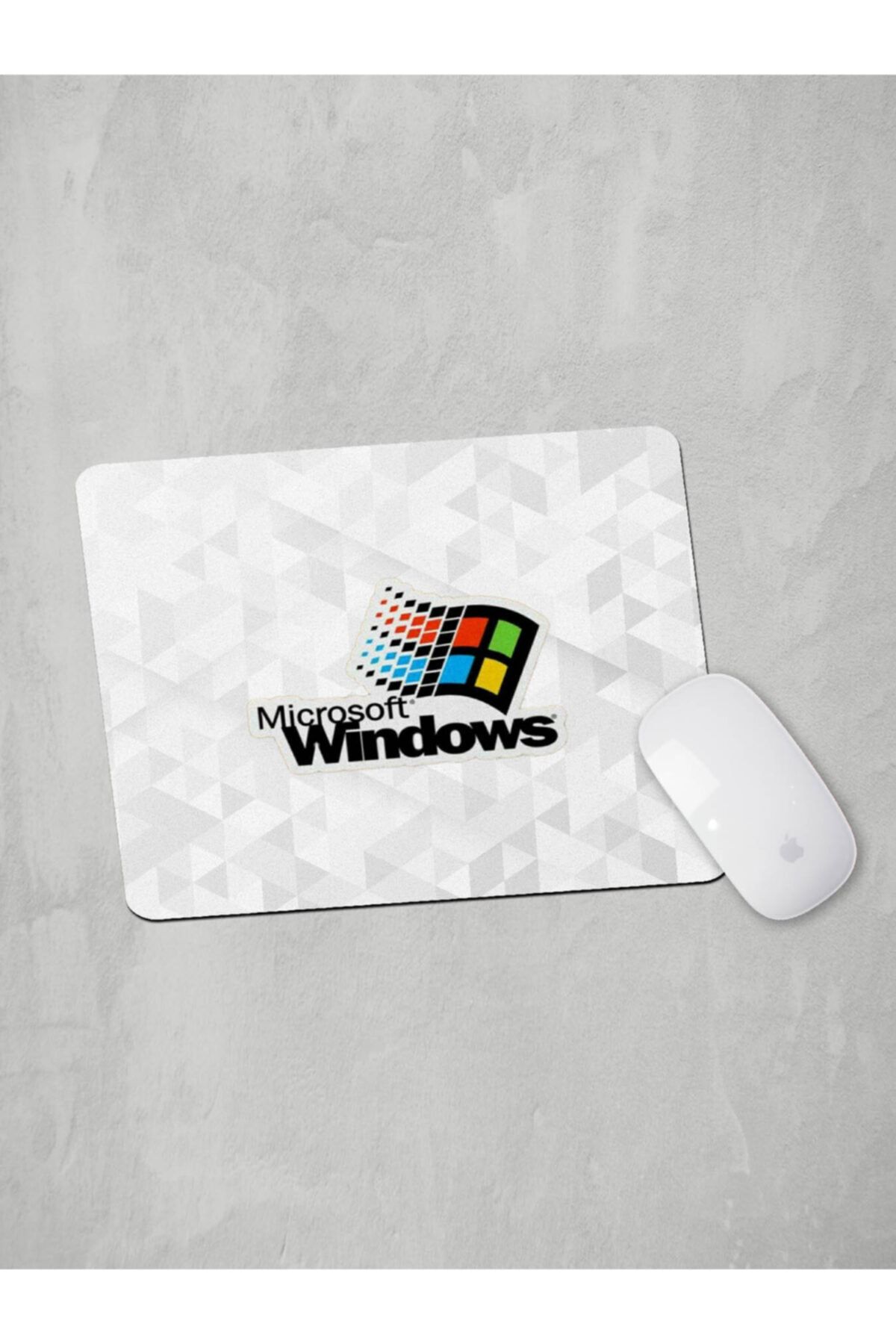 Panorama Ajans Nostalji Microsoft Logo Sticker Tasarım Mouse Pad