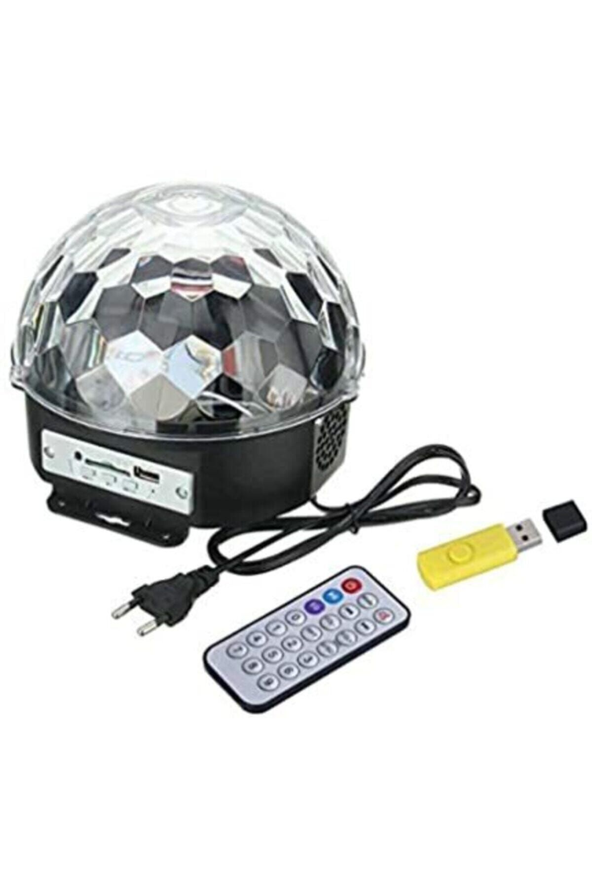 Syrox Işıklı Led Disko Topu - Bluetooth,usb,sd Kart Ve Kumandalı