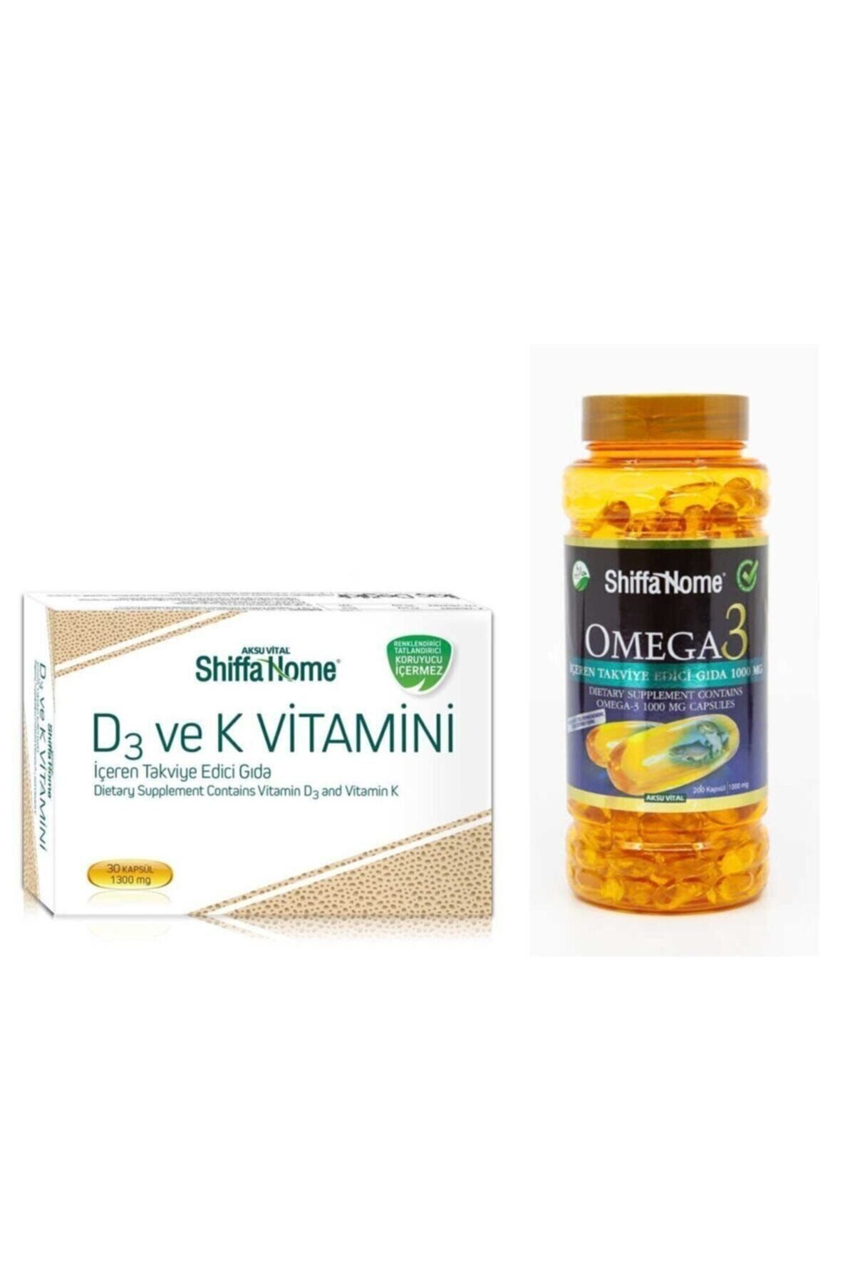 Aksu Vital D3 Ve K Vitamini 30 Kapsül 1300 Mg & Omega 3 1000mg 200 Kapsül