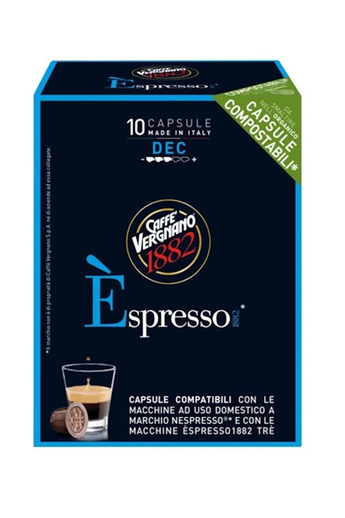 Caffe Vergnano Espresso Decaf 10 x Nespresso Uyumlu Kapsül