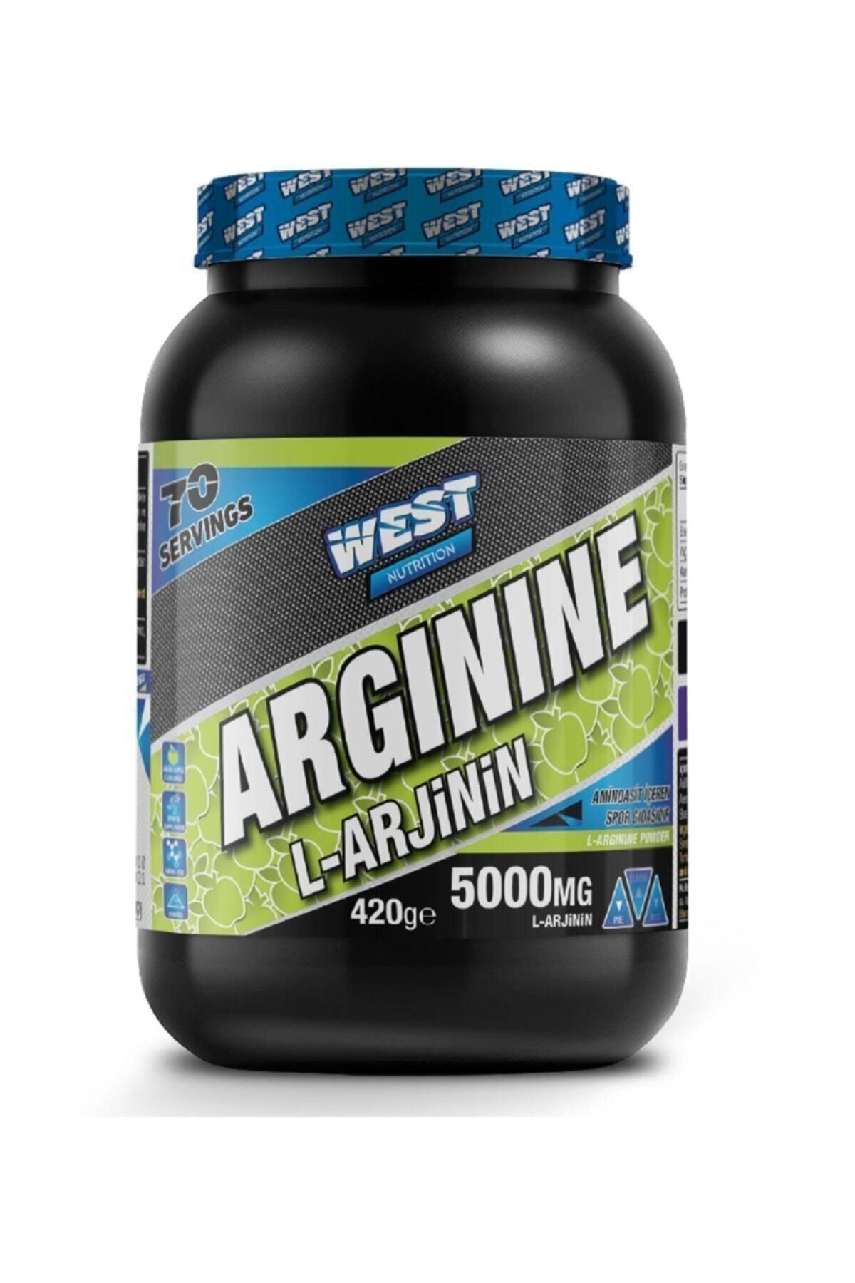 West Nutrition L Arginine ( Arjinin ) 420 Gr Yeşil Elma Aromalı