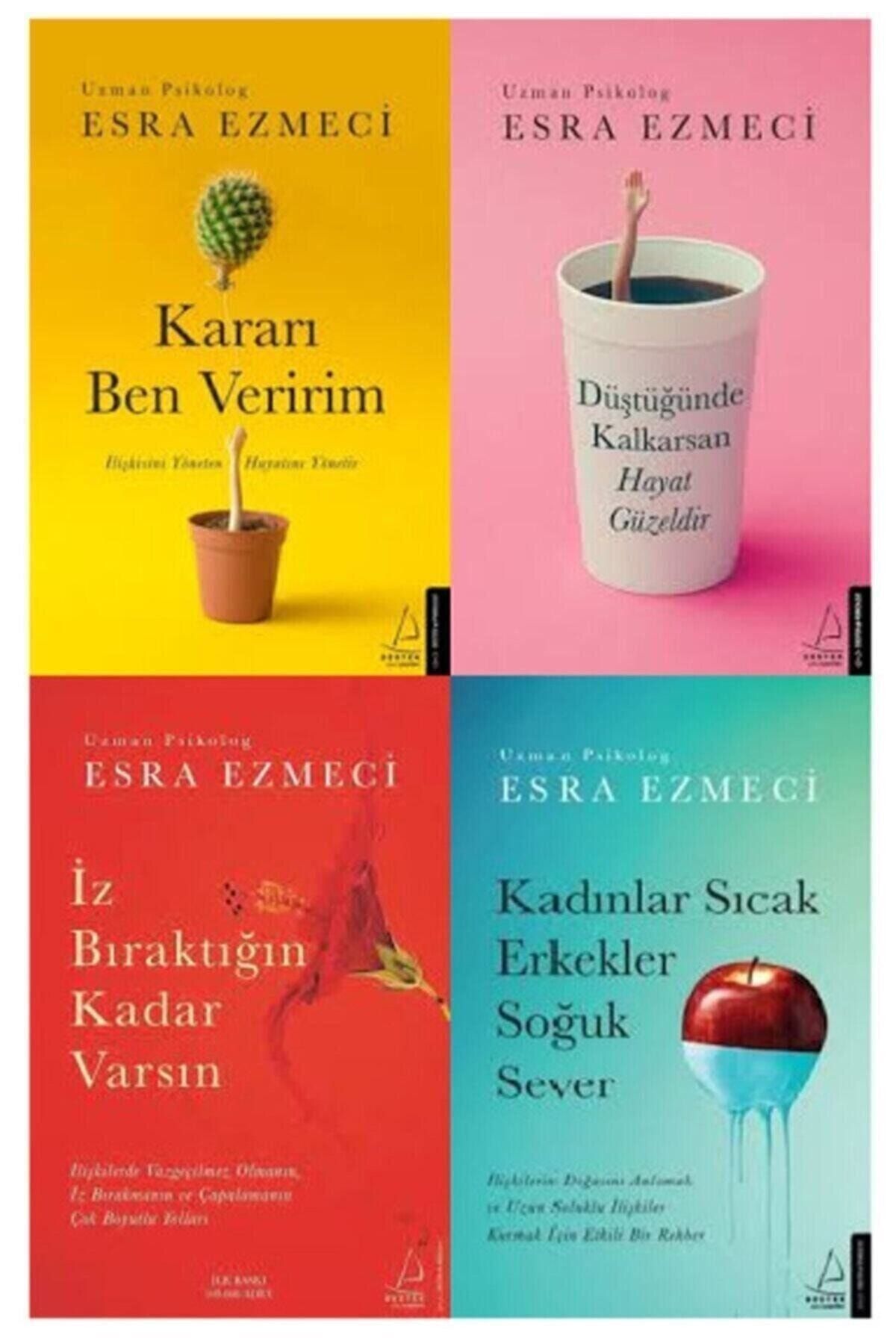 Destek Yayınları Esra Ezmeci En Iyi 4 Kitap Serisi / Kadınlar Sıcak,iz Bıraktığın Kadar,kararı Ben Veririm,düştüğünde
