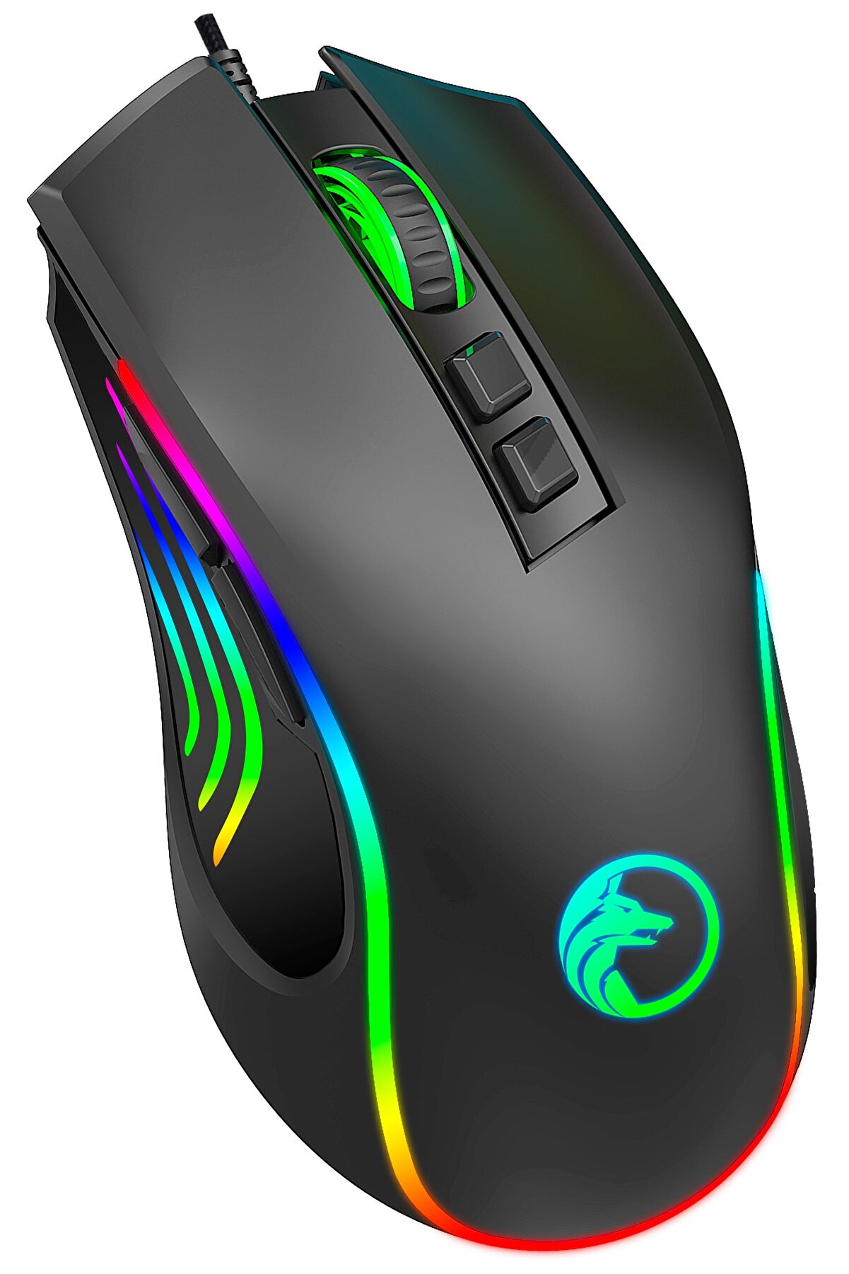 GAMETECH Prime Makro Tuşlu 12800 Dpı Rgb Ledli Drag Click Gaming Oyuncu Mouse