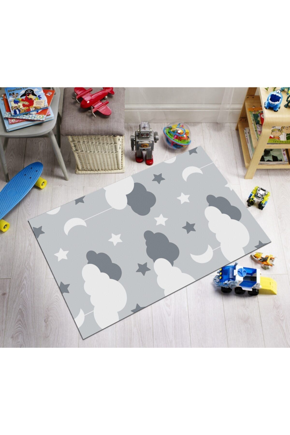 HOMESSA Bulutlu 1074 150x230 Çocuk Odası Halısı