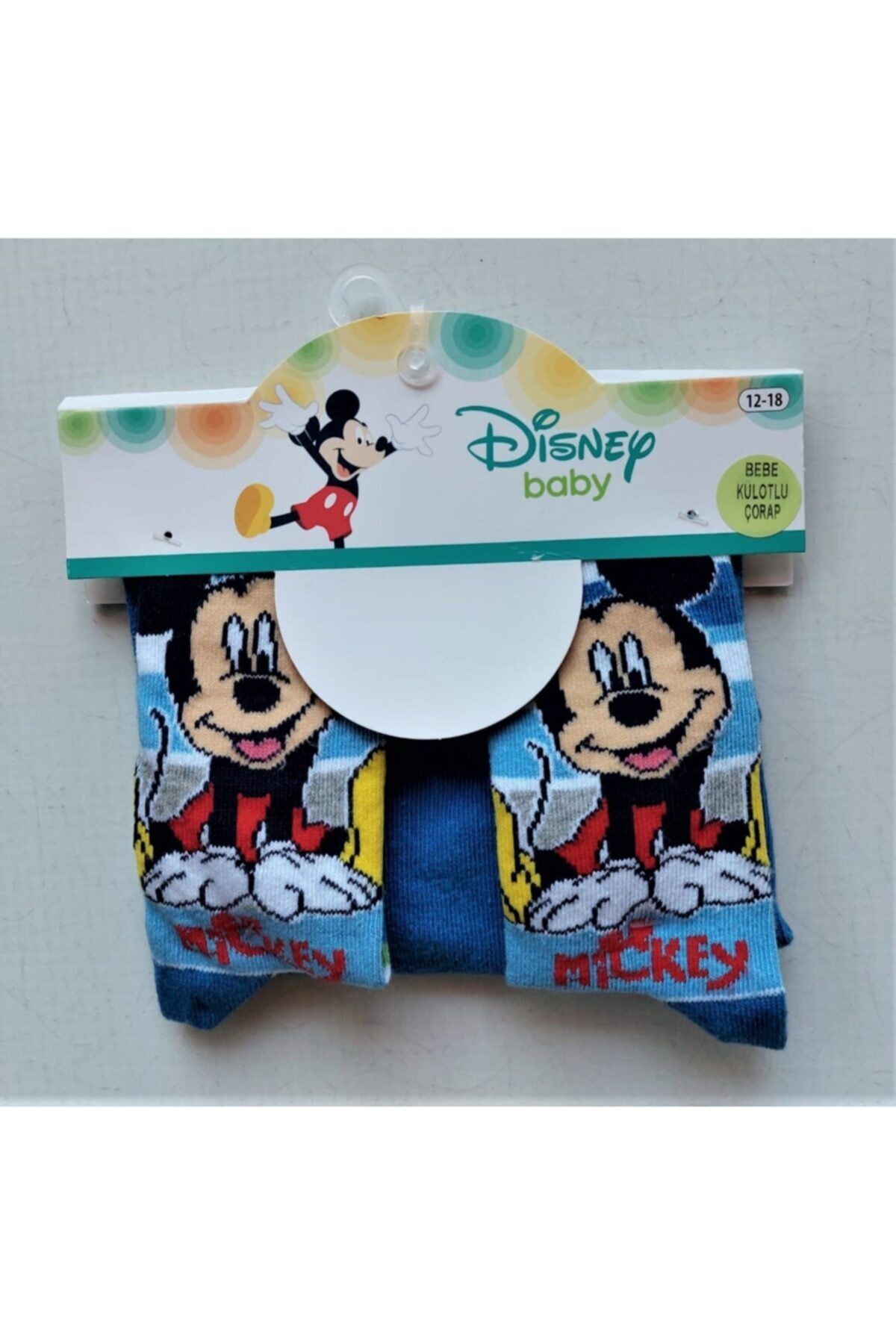 Mickey Mouse Erkek Bebek Külotlu Çorap