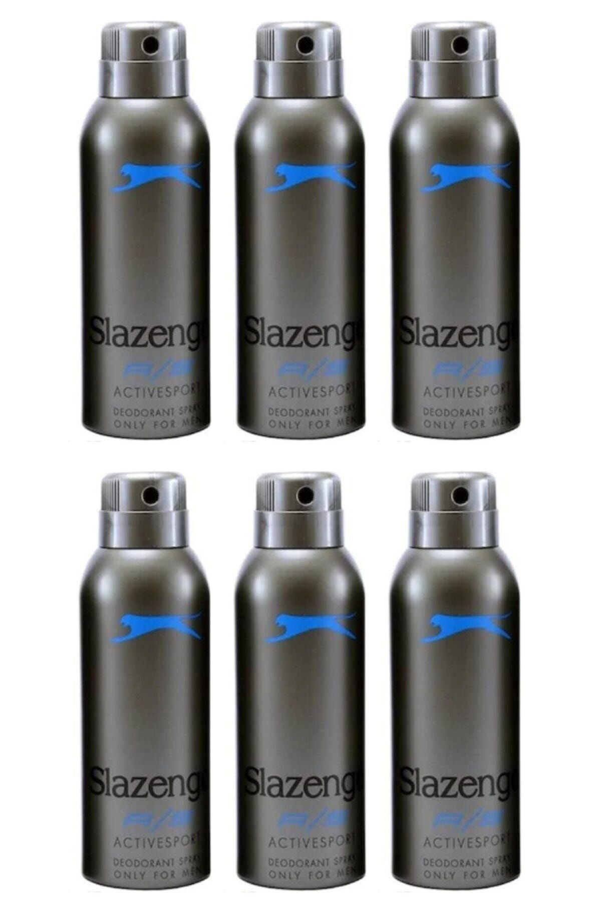 Slazenger Deodorant Active Sport 150ml(mavi) X 6 Adet