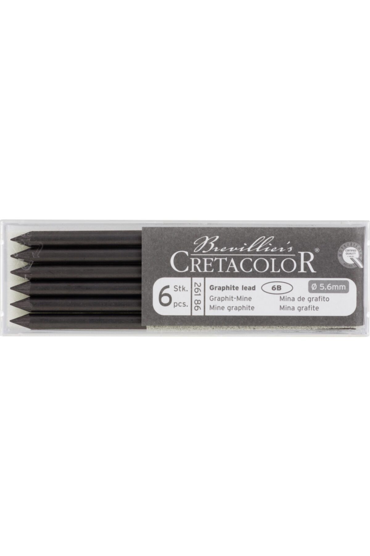 CretaColor Graphite 6b Portmin Uç 5,6mm 6'lı 26186