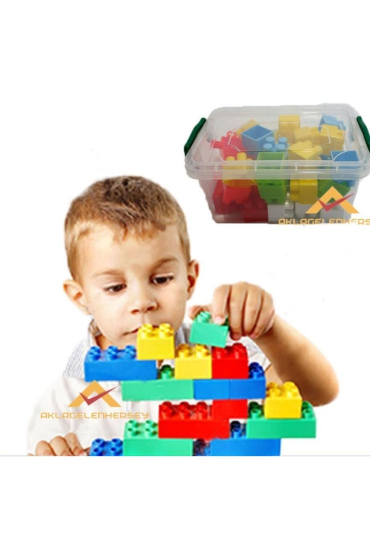 abnturk 50 Parça Lego Seti Özel Saklama Kutusu Içerisinde 1.kalite