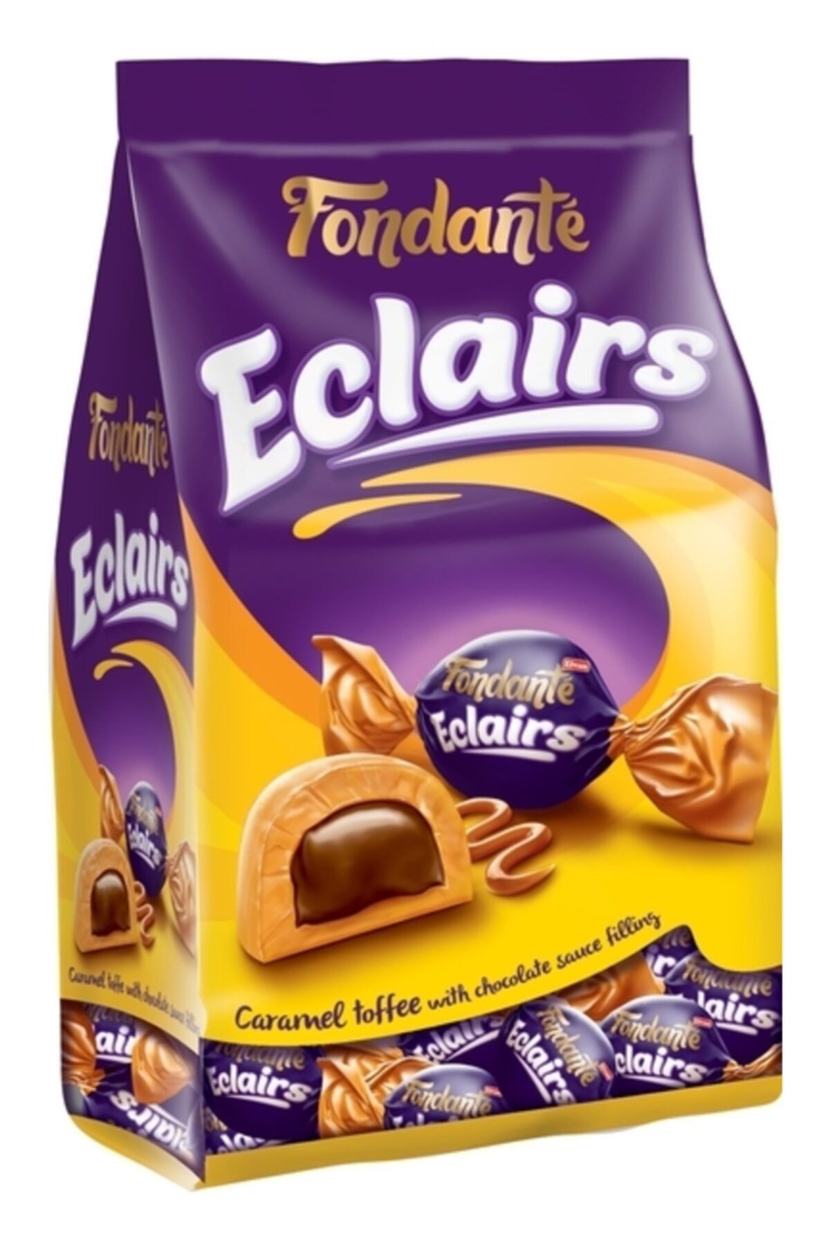 Fondante Eclairs Caramel Toffee 1000 Gr. (1 Poşet)