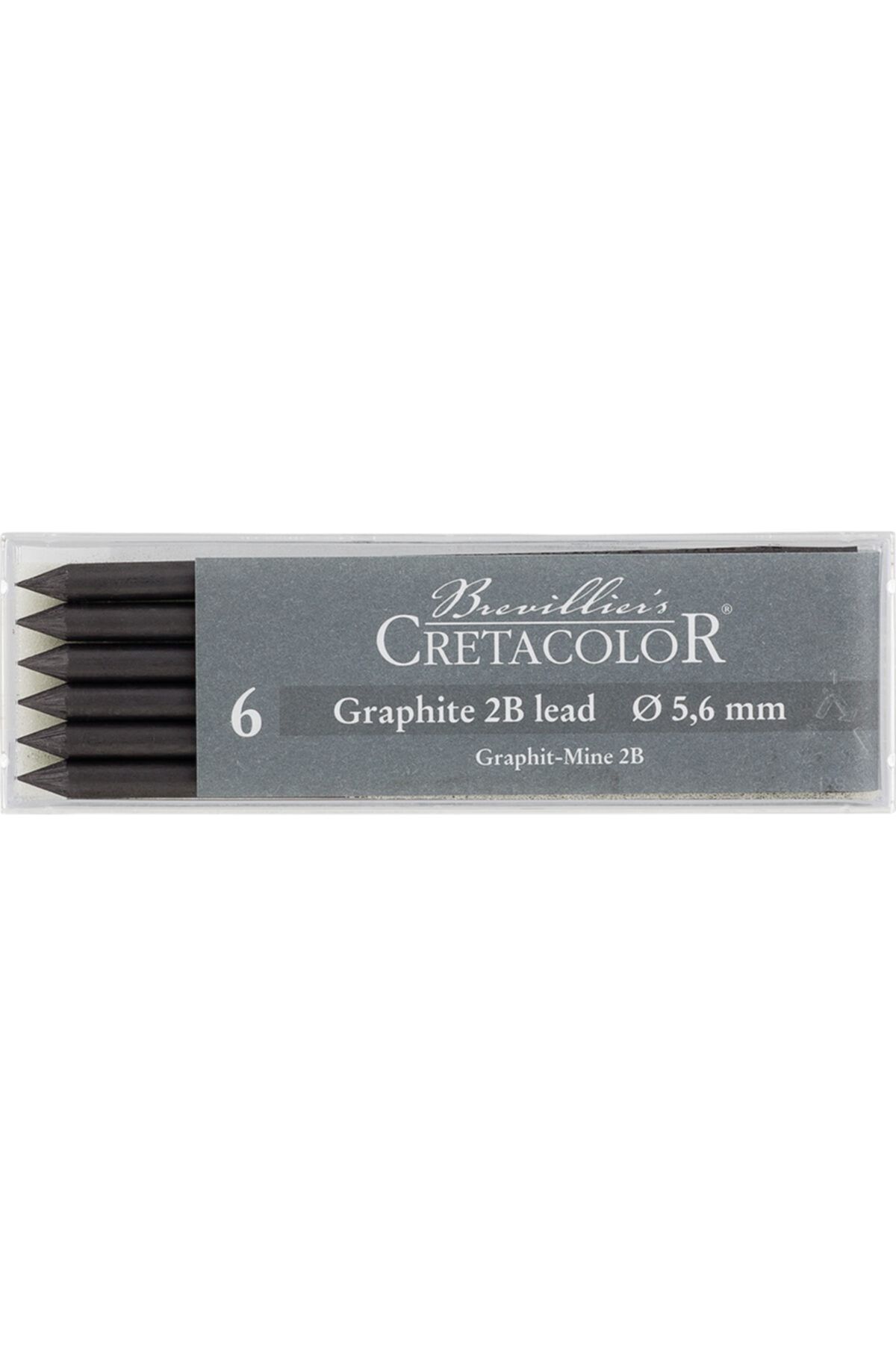 CretaColor Graphite 2b Portmin Uç 5,6mm 6'lı 26182