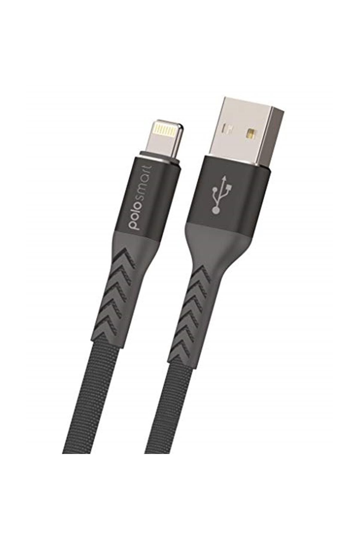 Polosmart Psm22 1.2 Metre (ıos) Light Süper Hızlı Şarj Ve Data Kablosu, Siyah Nrntgtshpmkd7027635