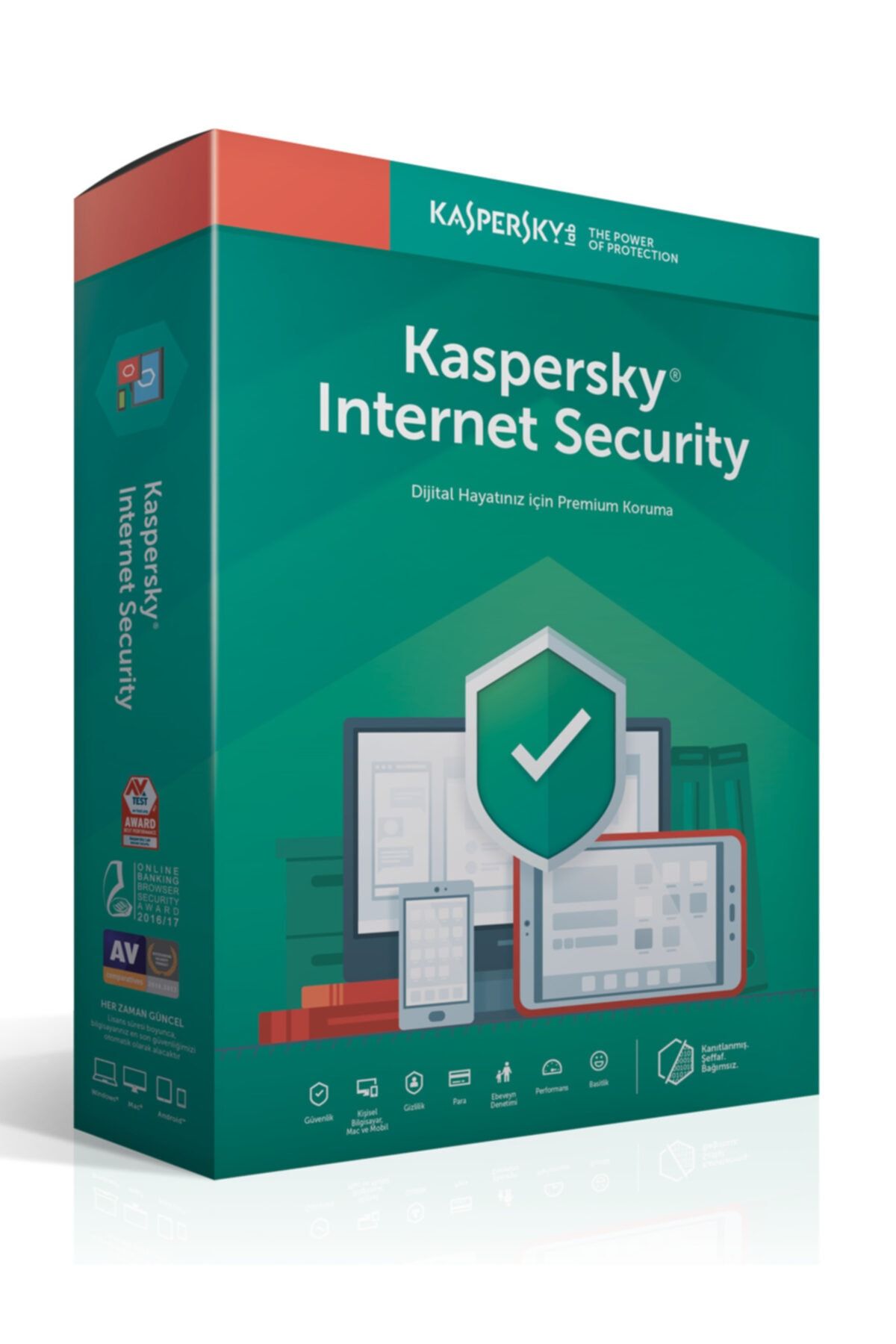 Kaspersky Internet Security 2019 Türkçe 4 Kullanıcı 1 Yıl