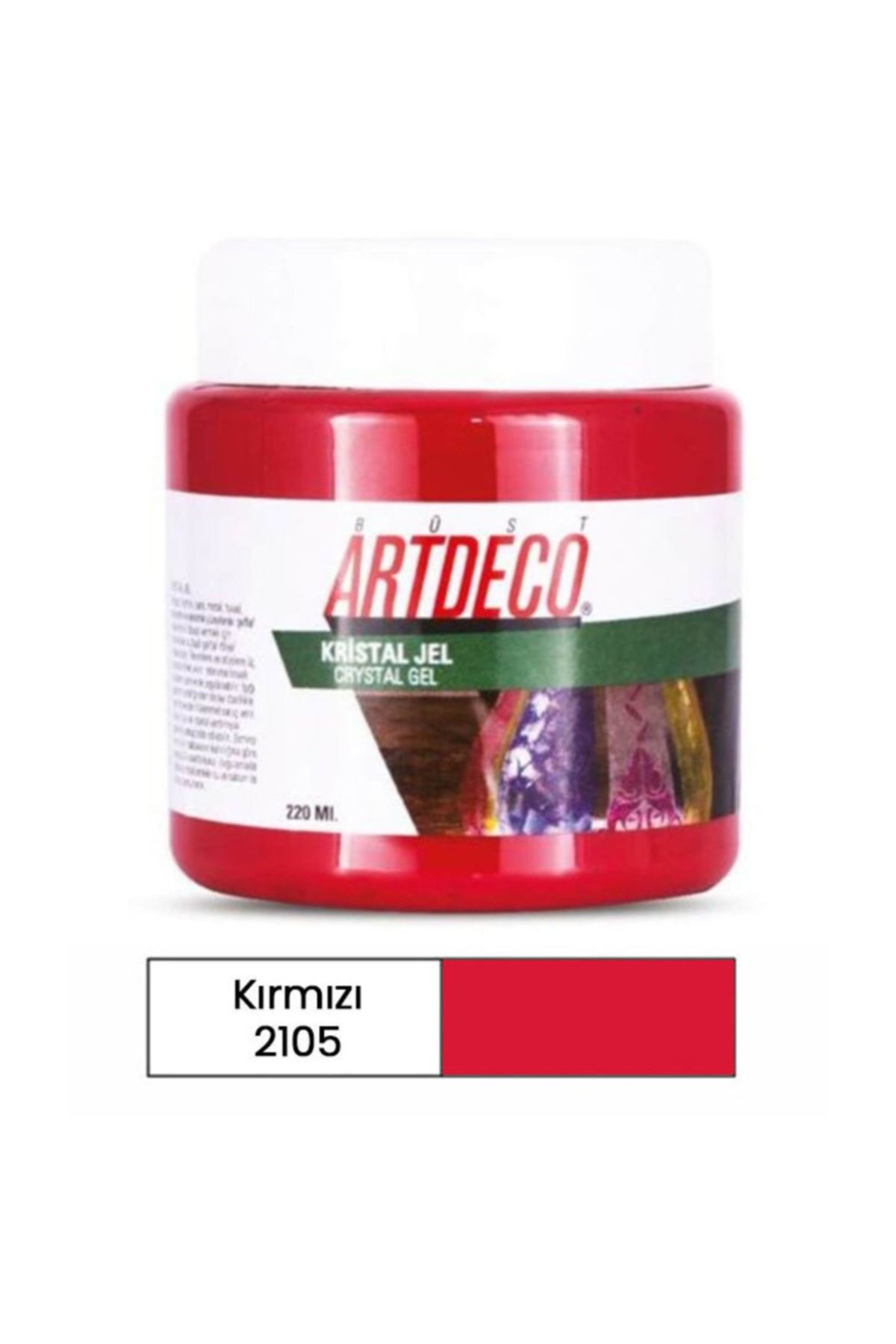 Artdeco Kristal Jel 21-05 Kırmızı