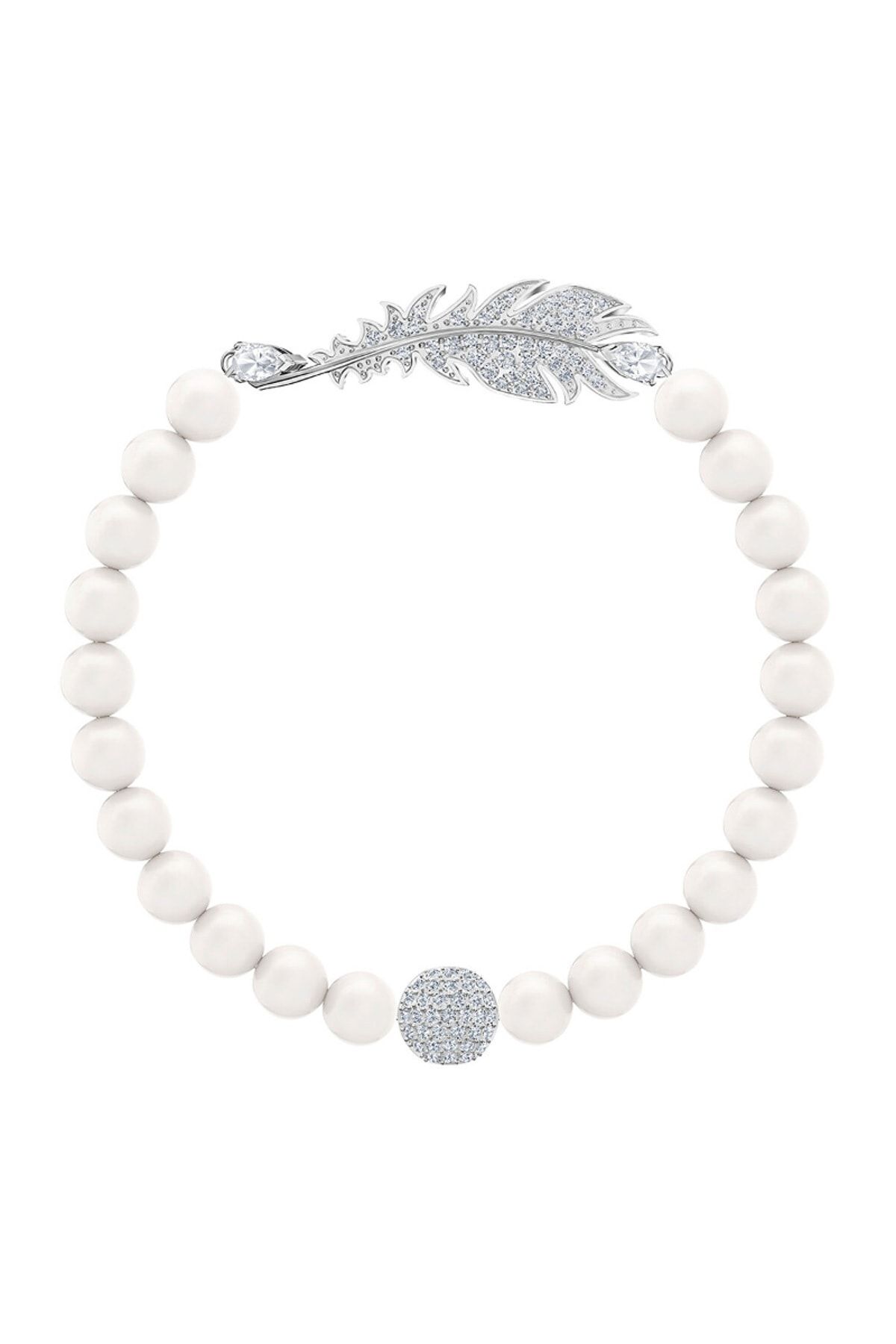 Swarovski Bilezik Nice:bracelet Pearl Crywhite/rhs S 5515034