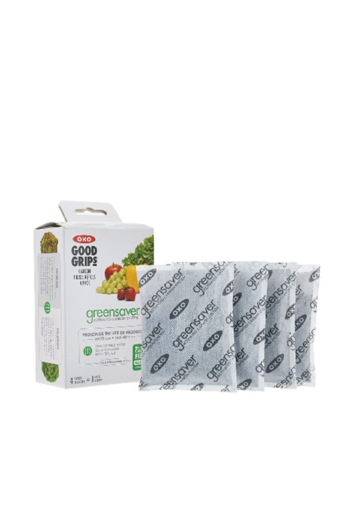 Oxo Good Grips Greensaver Geliştrilmiş Karbon Filtre 4'lü Paket