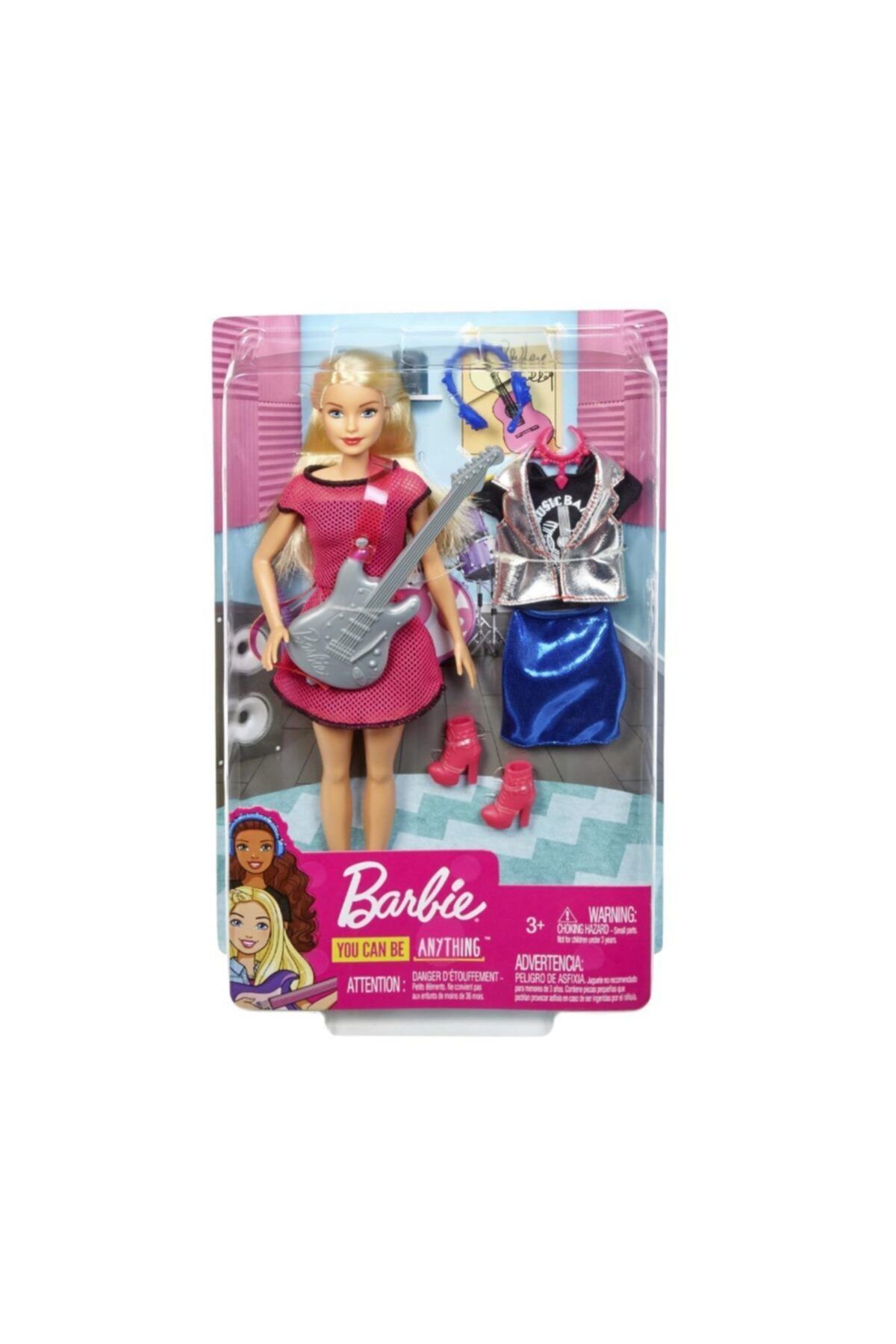 Mattel Barbie Rockstar Bebek Oyun Seti