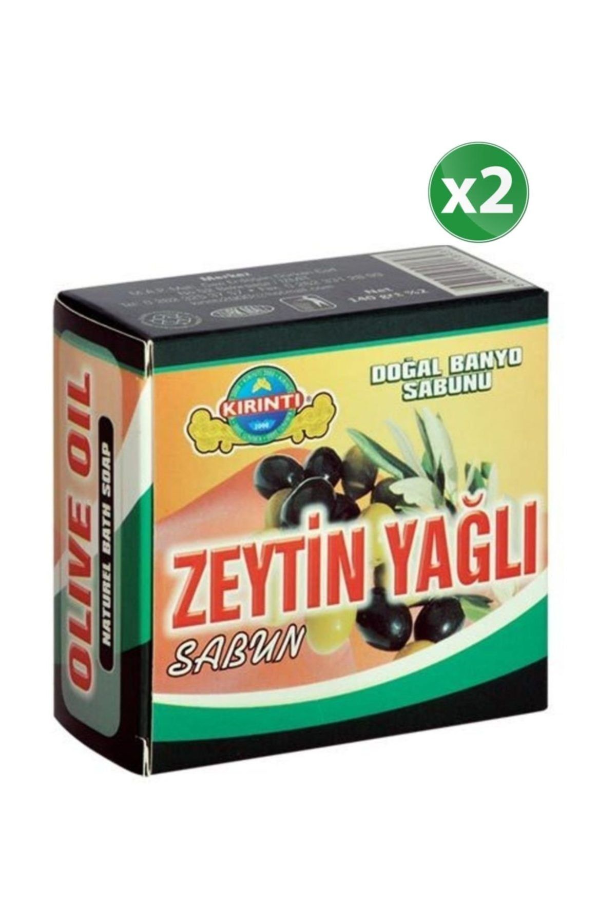 KIRINTI 2000 Zeytinyağlı Sabun (2 Adet)