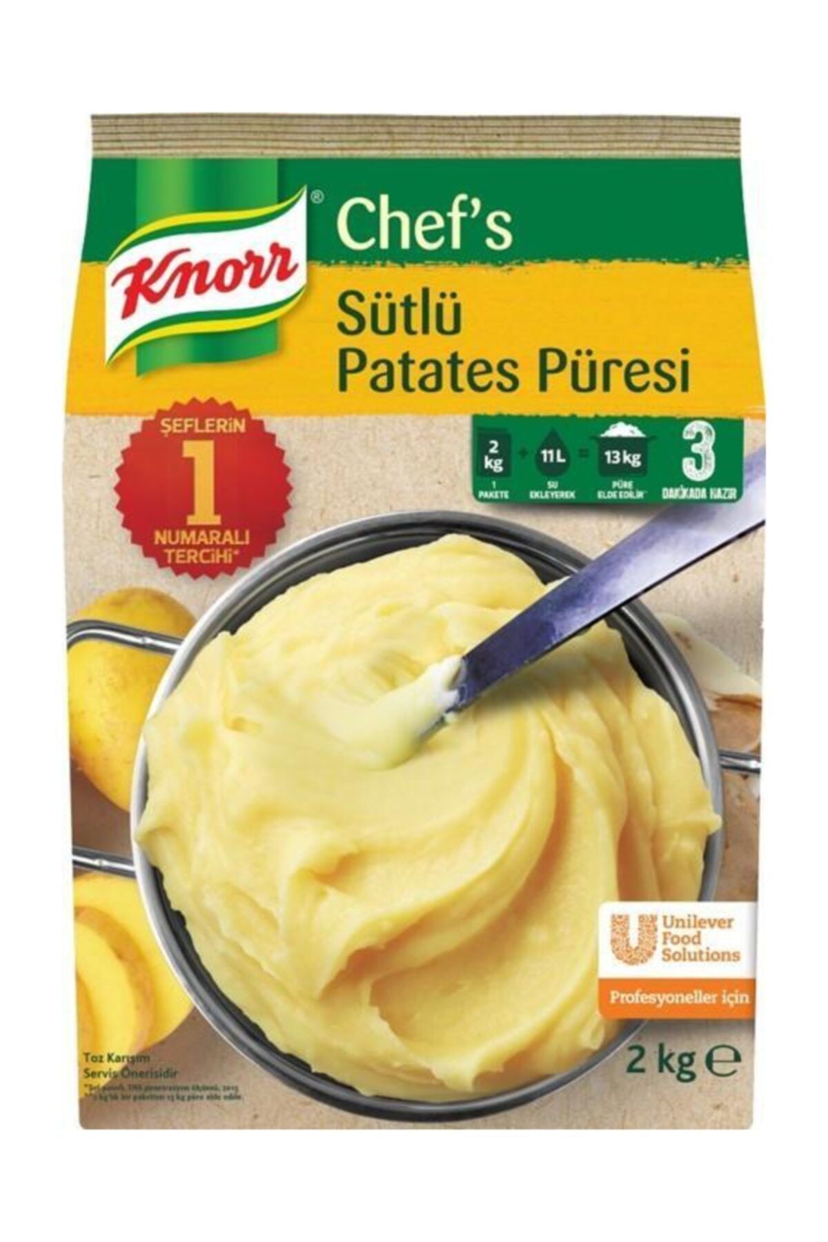 Knorr Sütlü Patates Püresi 4 X 2 kg