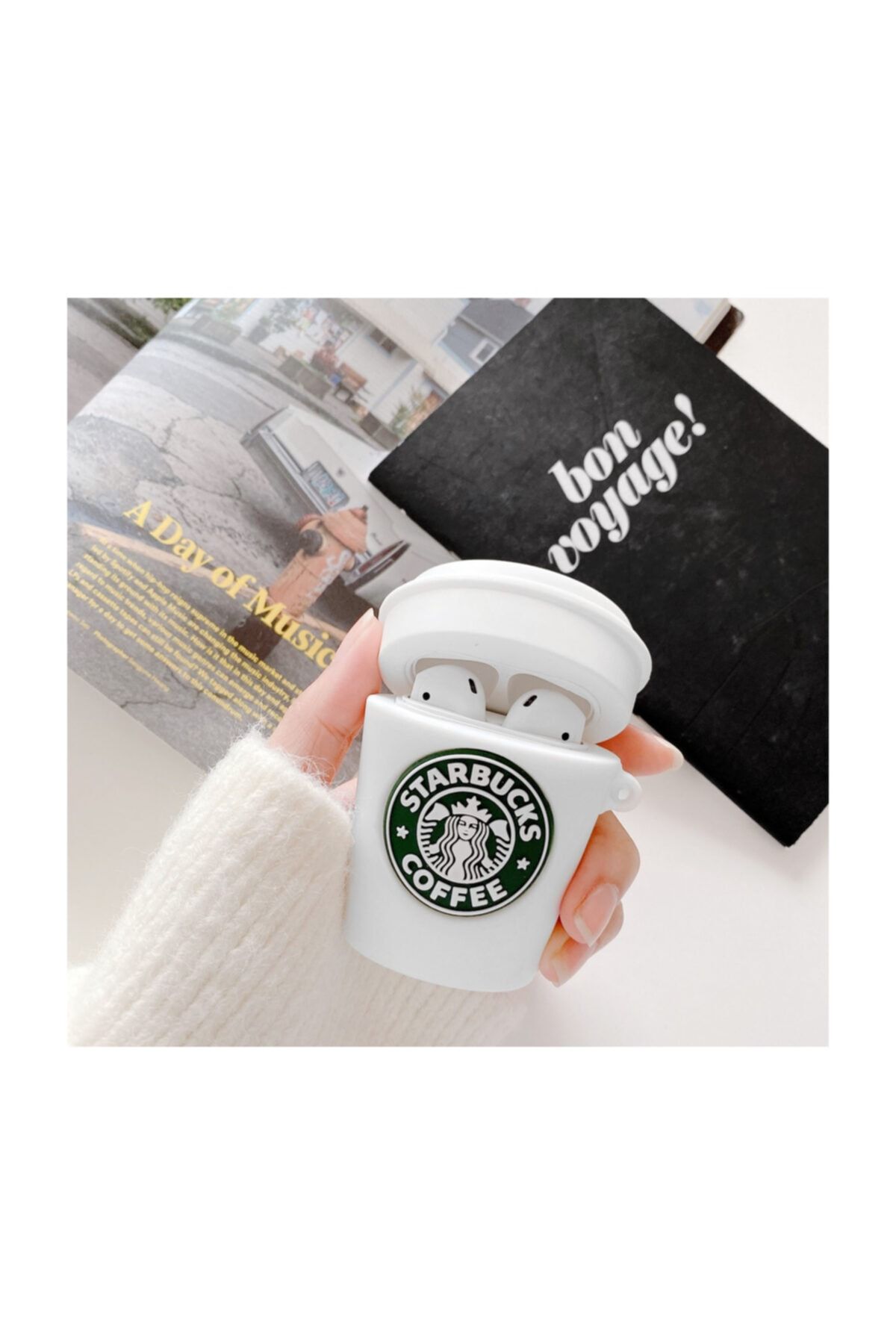 Playseba Apple  Starbucks Kahve Bardağı Koruyucu Kılıf -