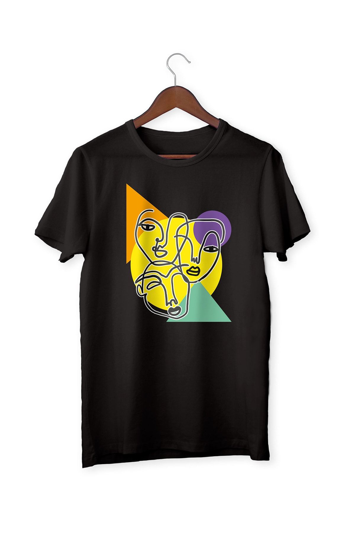 Renkli Garaj People Tasarım T-shirt
