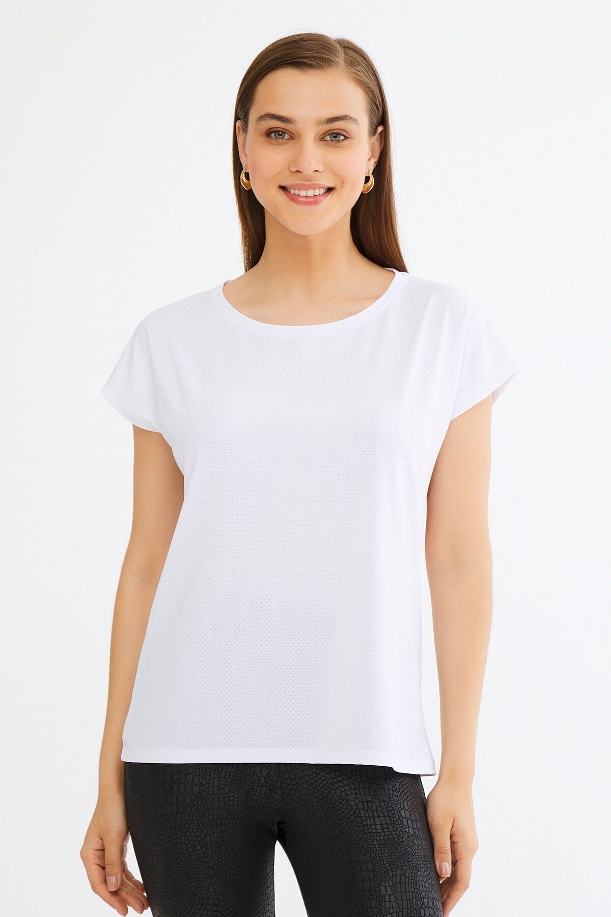 Penti Kadın Beyaz Performer Tişört