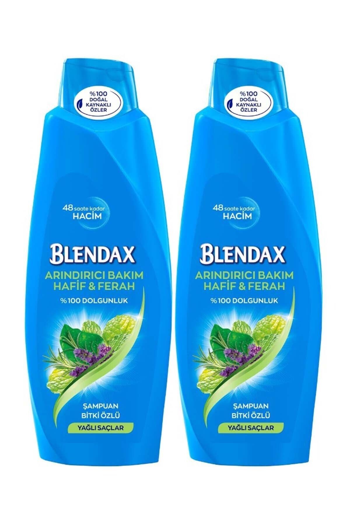 Blendax Bitki Özlü Şampuan 550 ml X 2 Adet