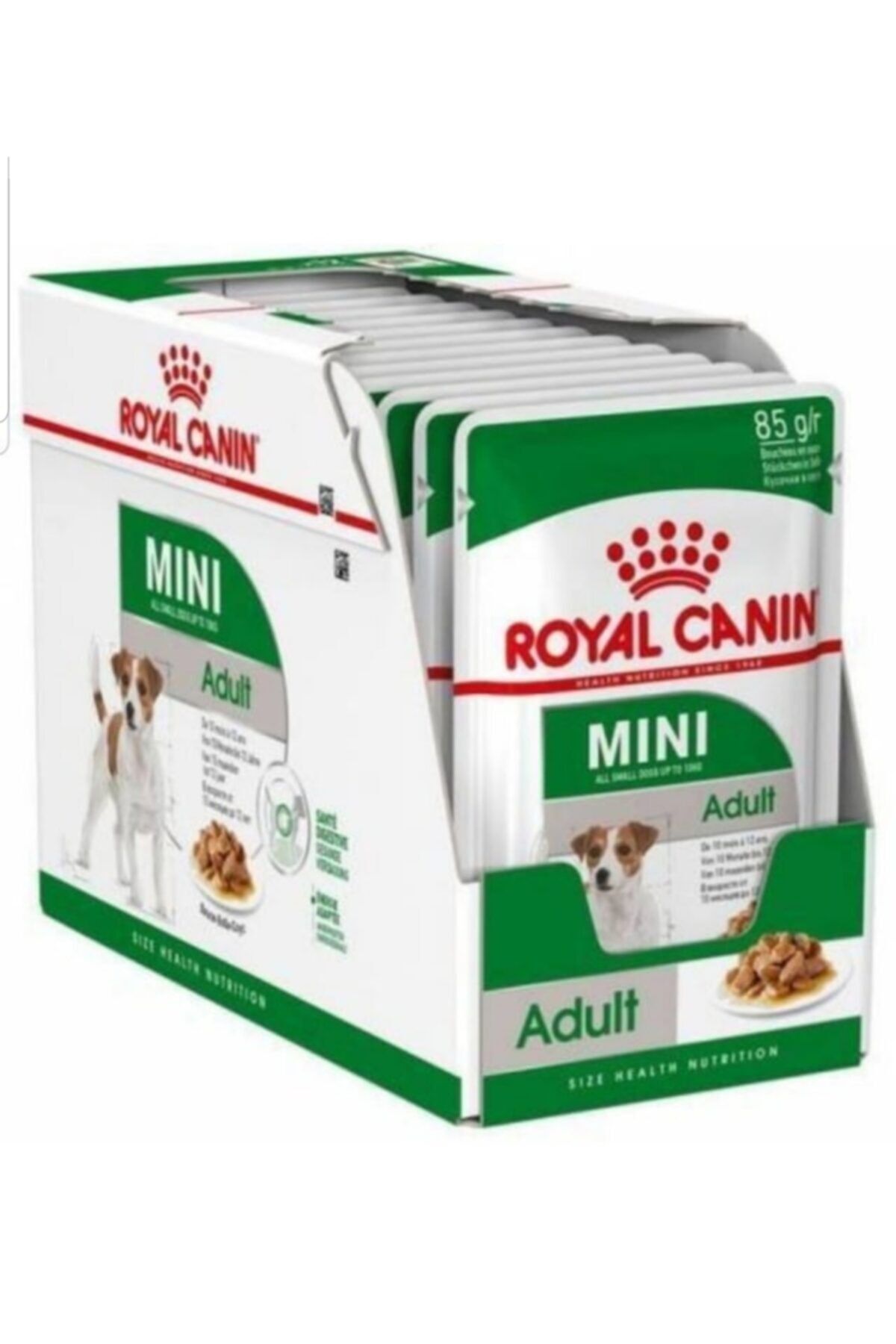 Корм для собак royal canin mini. Роял Канин мини Папи паучи. Royal Canin кусочки в соусе для собак малых пород. Роял Канин для собак мелких пород 8+ старше 8. Мини Эдалт соус 85 гр..