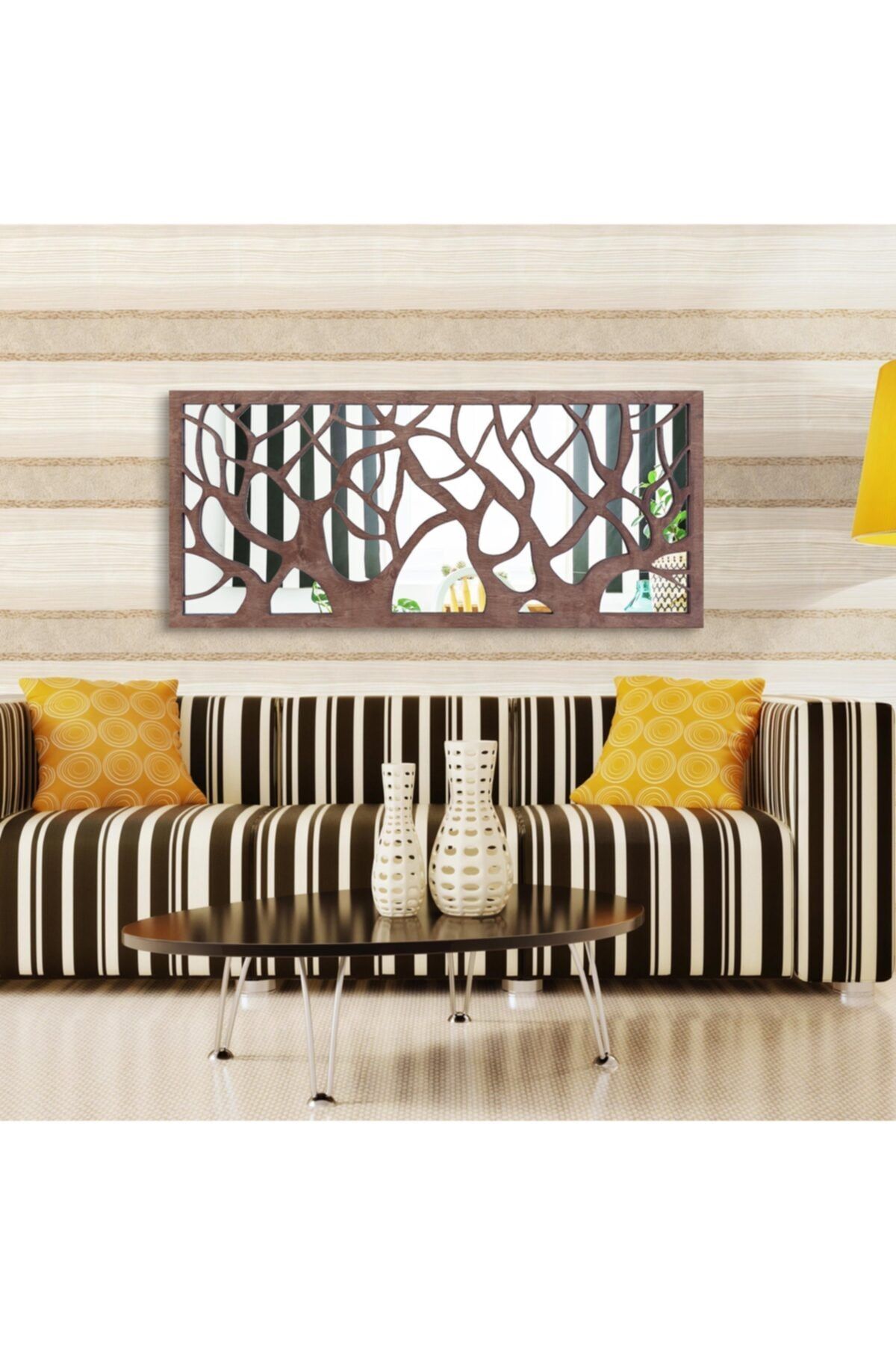 Woodboz Woodmirror - Twin Trees Iı (yatay)