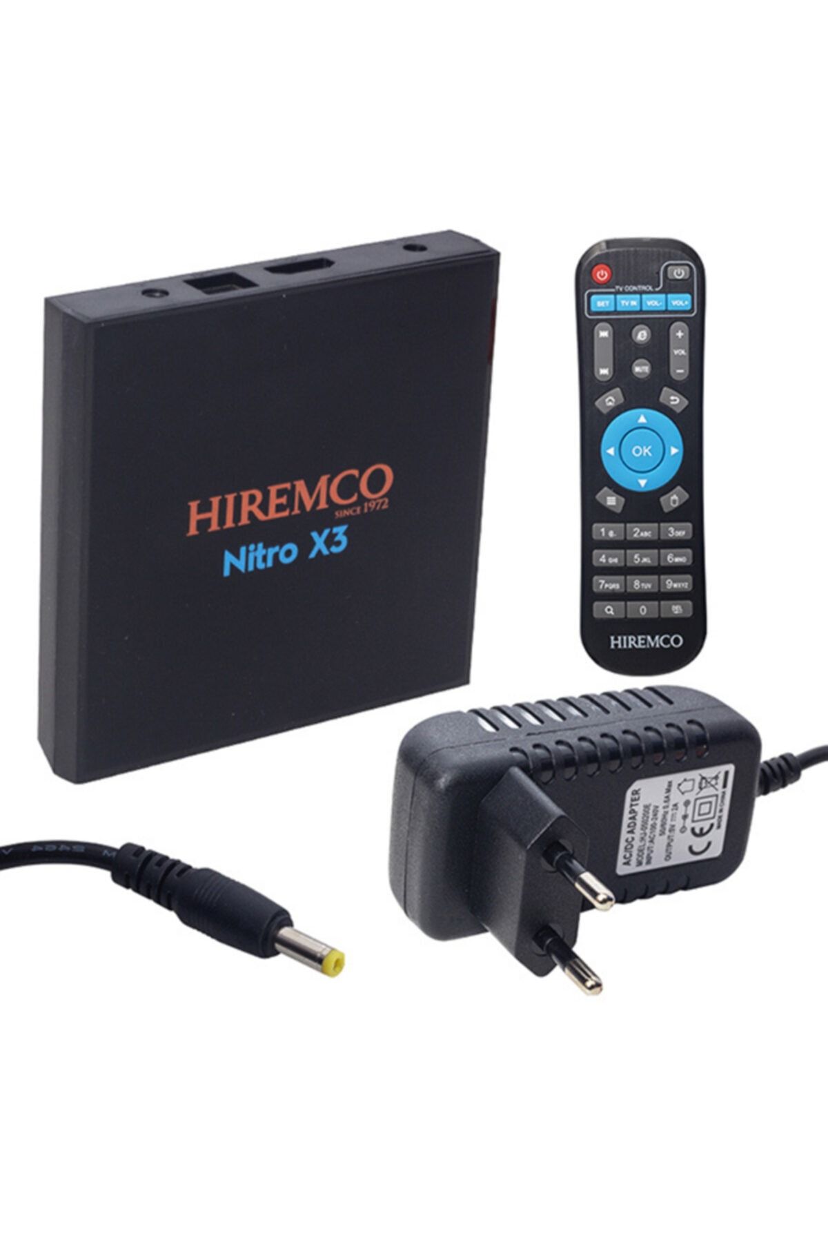 Hiremco Hıremco Nıtro X3 Androıd 9.0 Box 4gb Ddr3 Ram 32gb Hafıza Dahili Wifi Netflıx Uydu Alıcısı