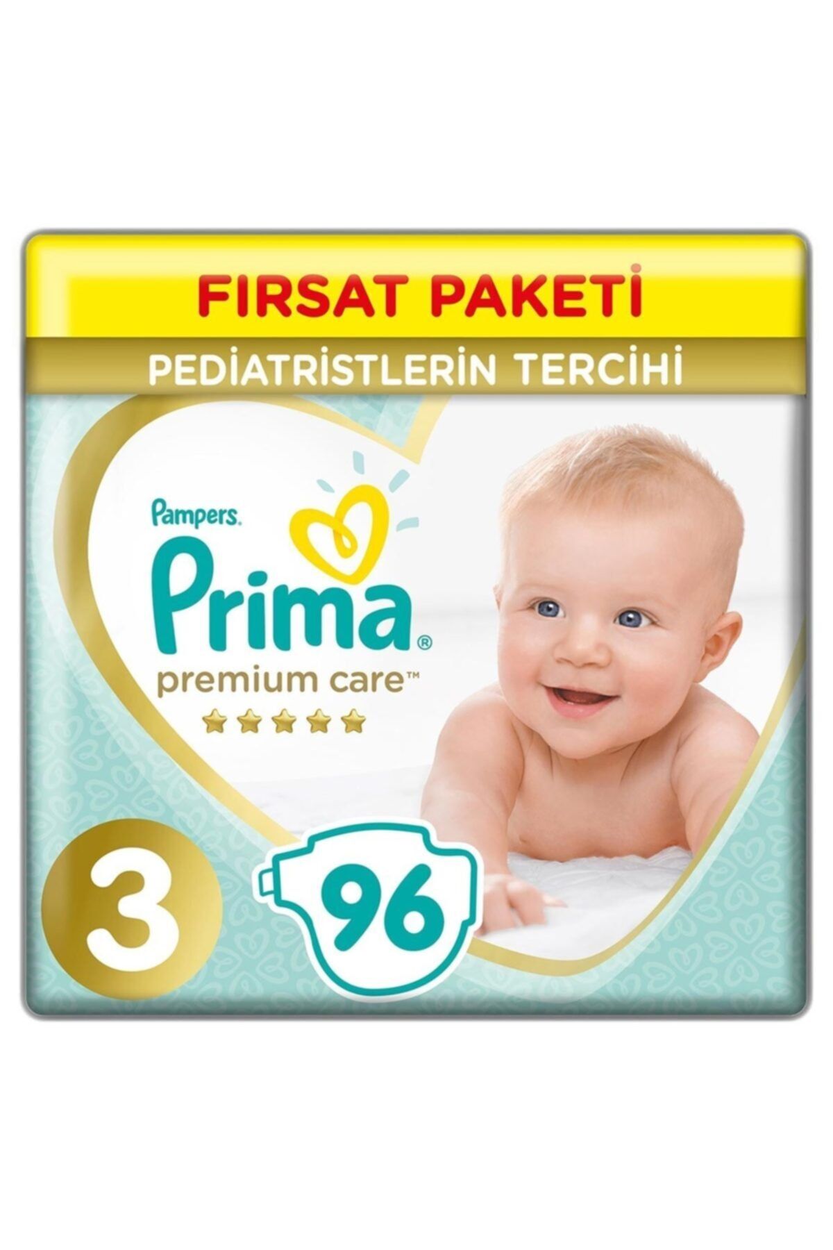 Prima Premium Care Bebek Bezi 3 Beden Midi 6-10 Kg 96lı
