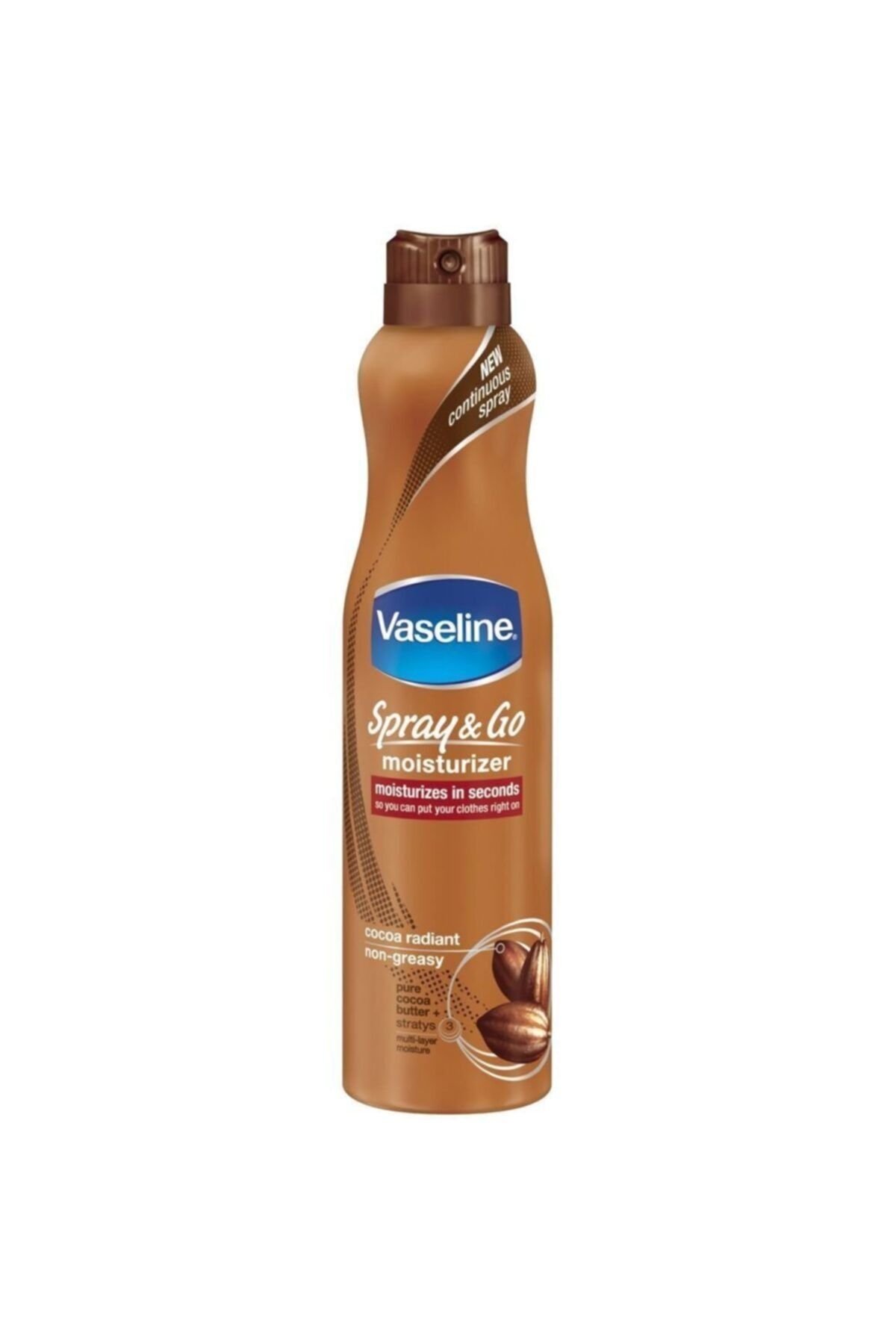 Vaseline Spray & Go Cocoa Radiant Nemlendirici Sprey 184 gr  305210327566
