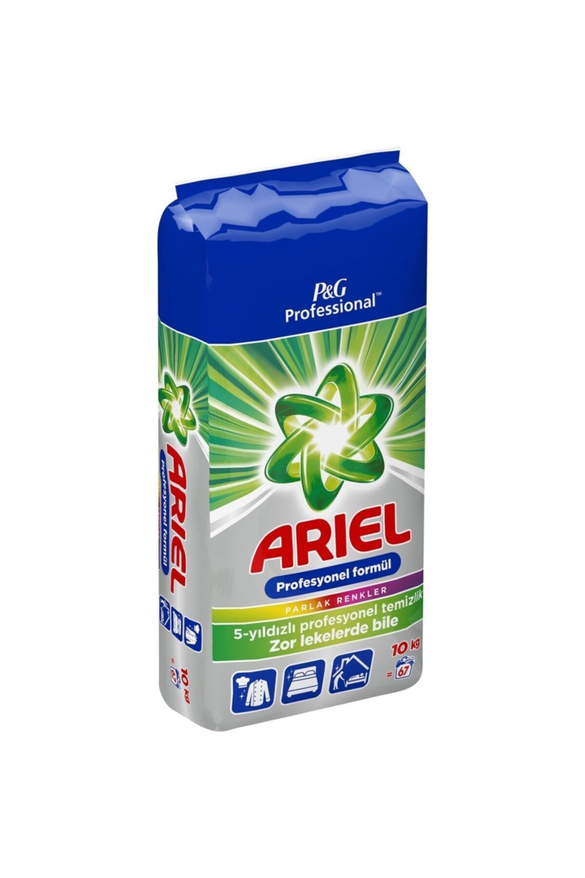 Ariel Professional Parlak Renkler 10 Kg Matik Deterjan