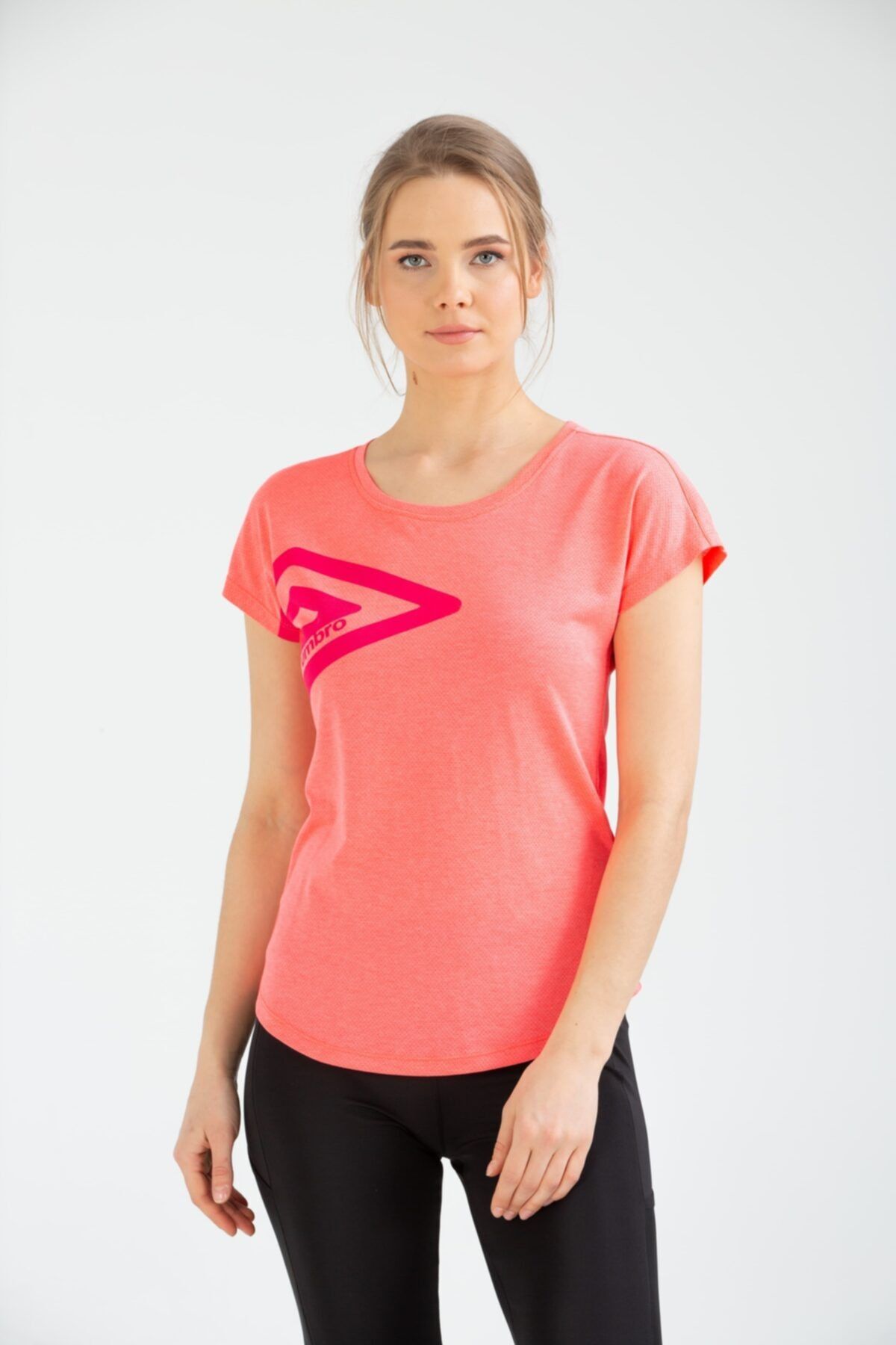 Umbro Kadın Pembe Spor T-shirt Stic Singlet  Vf-0005