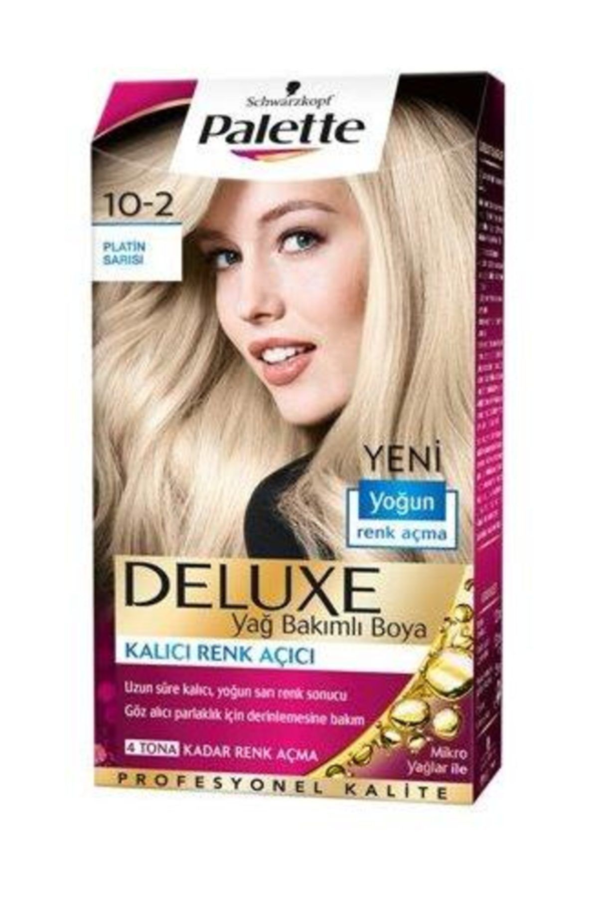 Palette Deluxe 10-2 Platin Sarı Saç Boyası 50 ml