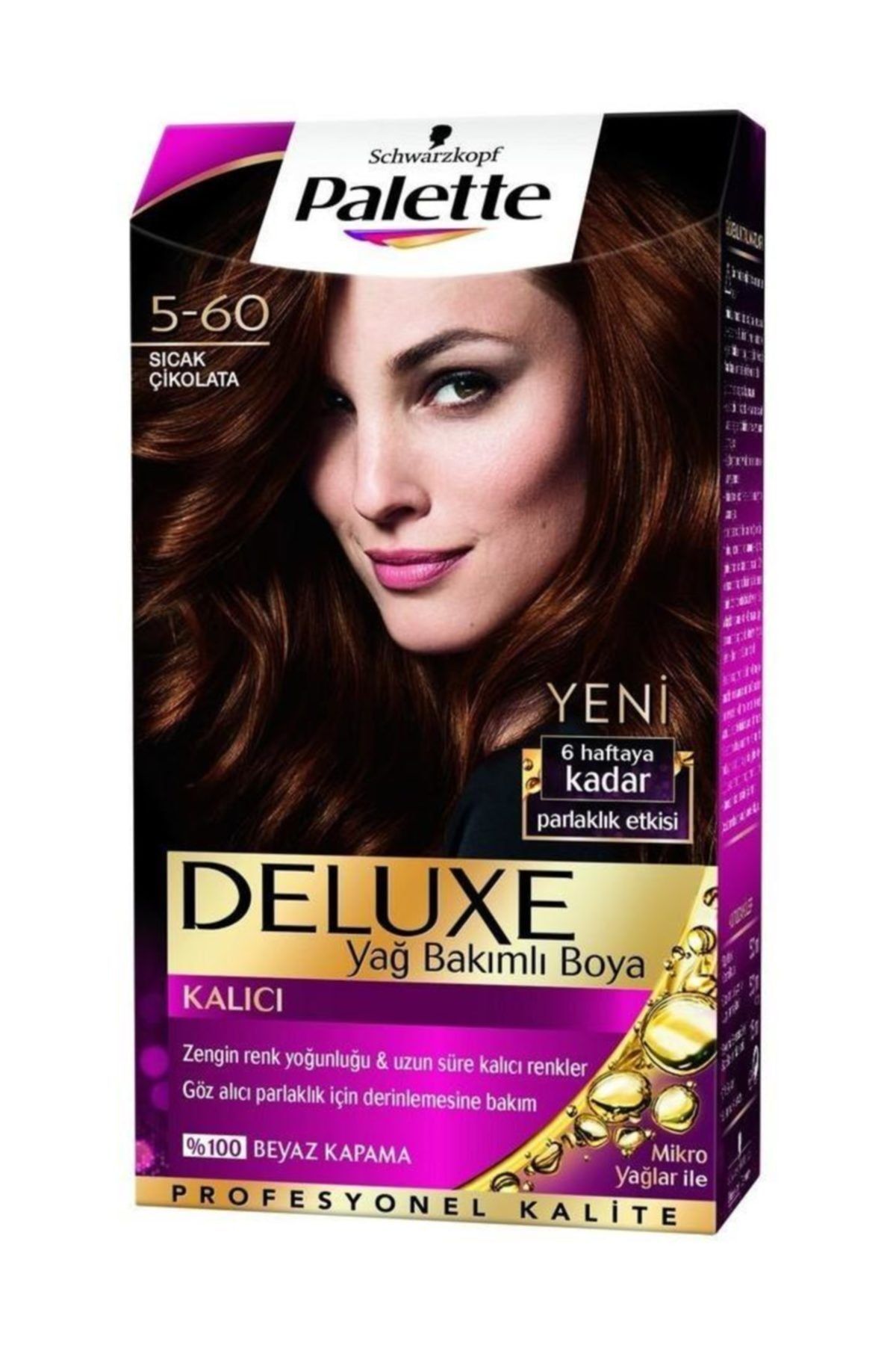 Palette Saç Boyası - Deluxe 5-60 Sıcak Çikolata 50 ml