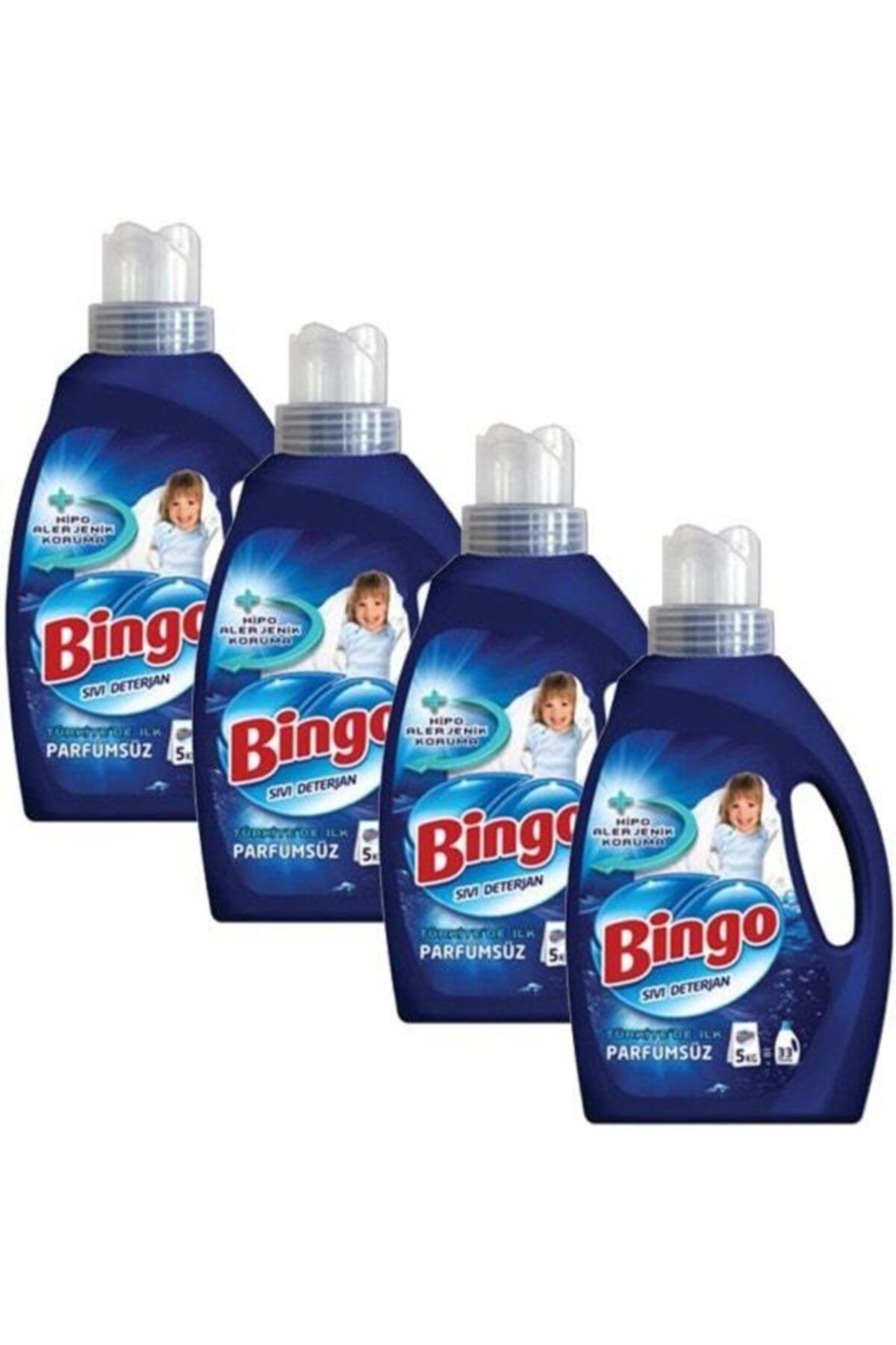 Bingo Matik Sıvı Deterjan Parfümsüz 2145 ml X 4 Adet