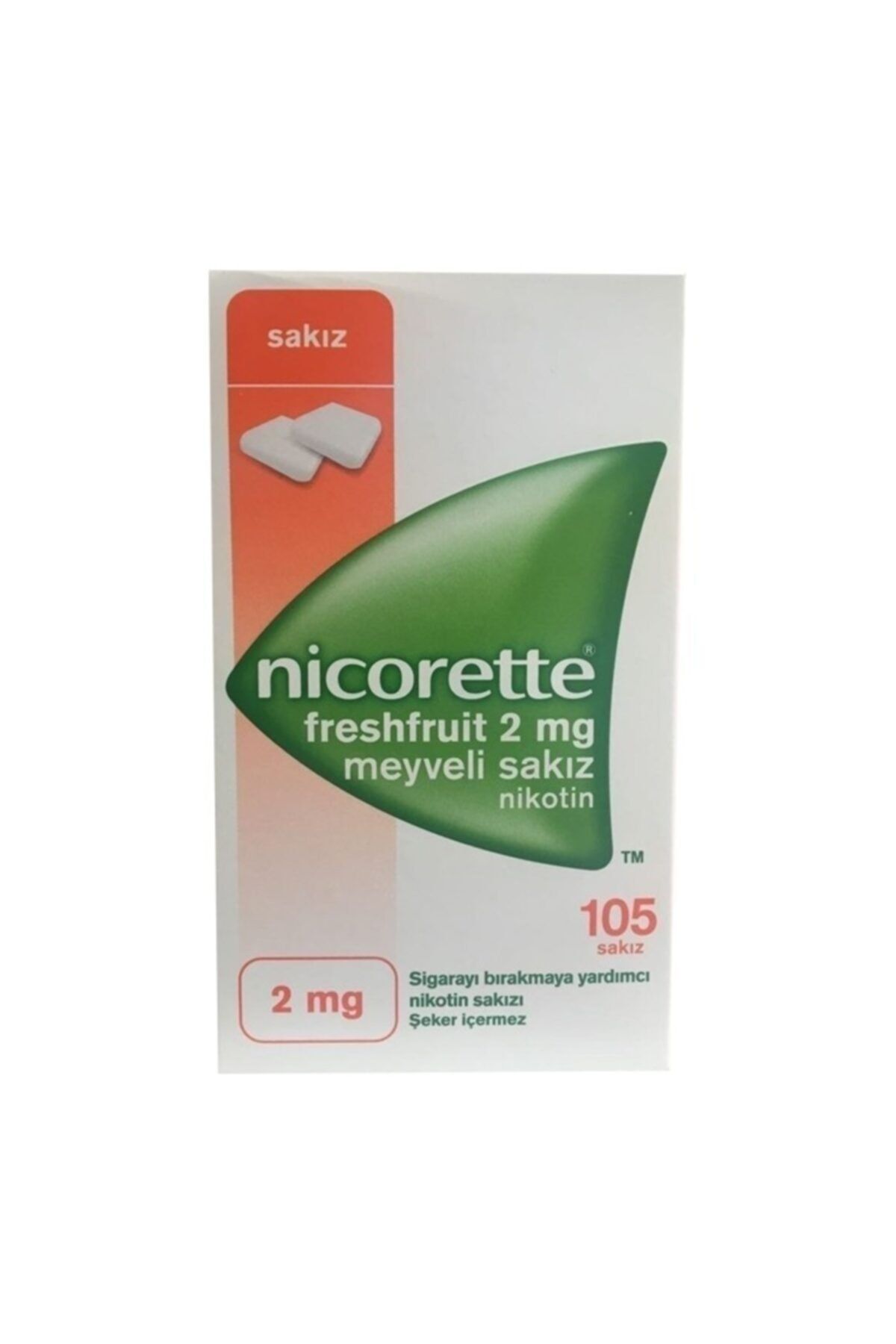 Nicorette 2mg Meyveli Nikotin Sakızı - 105 Adet