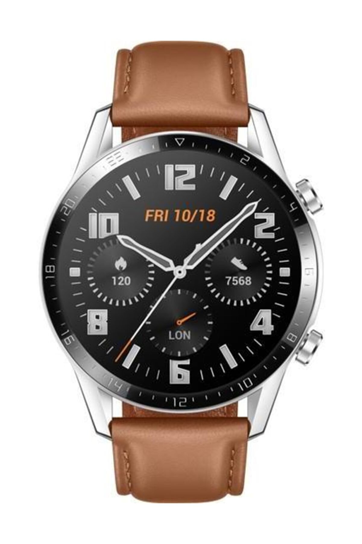 Huawei Watch GT 2 46mm Classic Edition Kahverengi Akıllı Saat ( Huawei Türkiye Garantili )