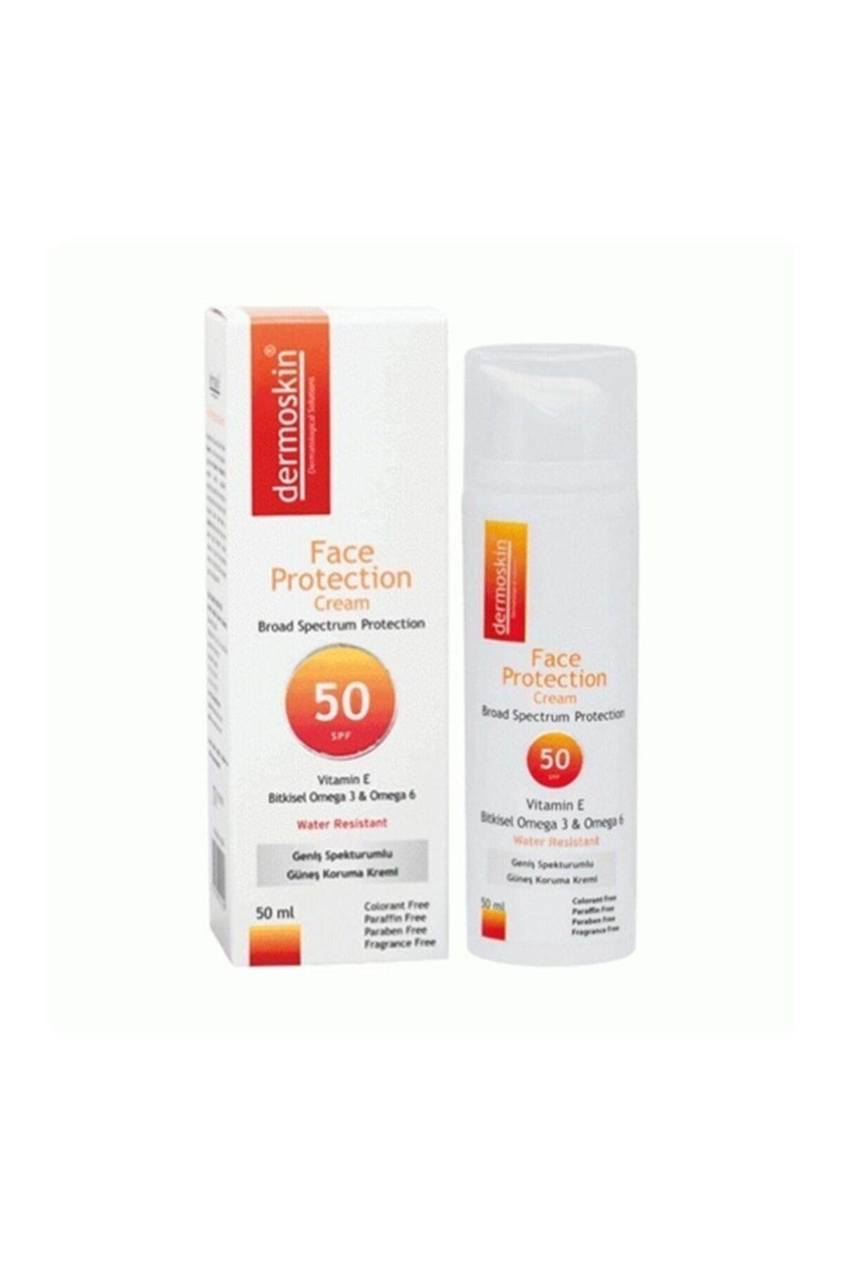 Dermoskin Face Protection Vitamin-e Güneş Koruyucu Krem Spf50 50 Ml